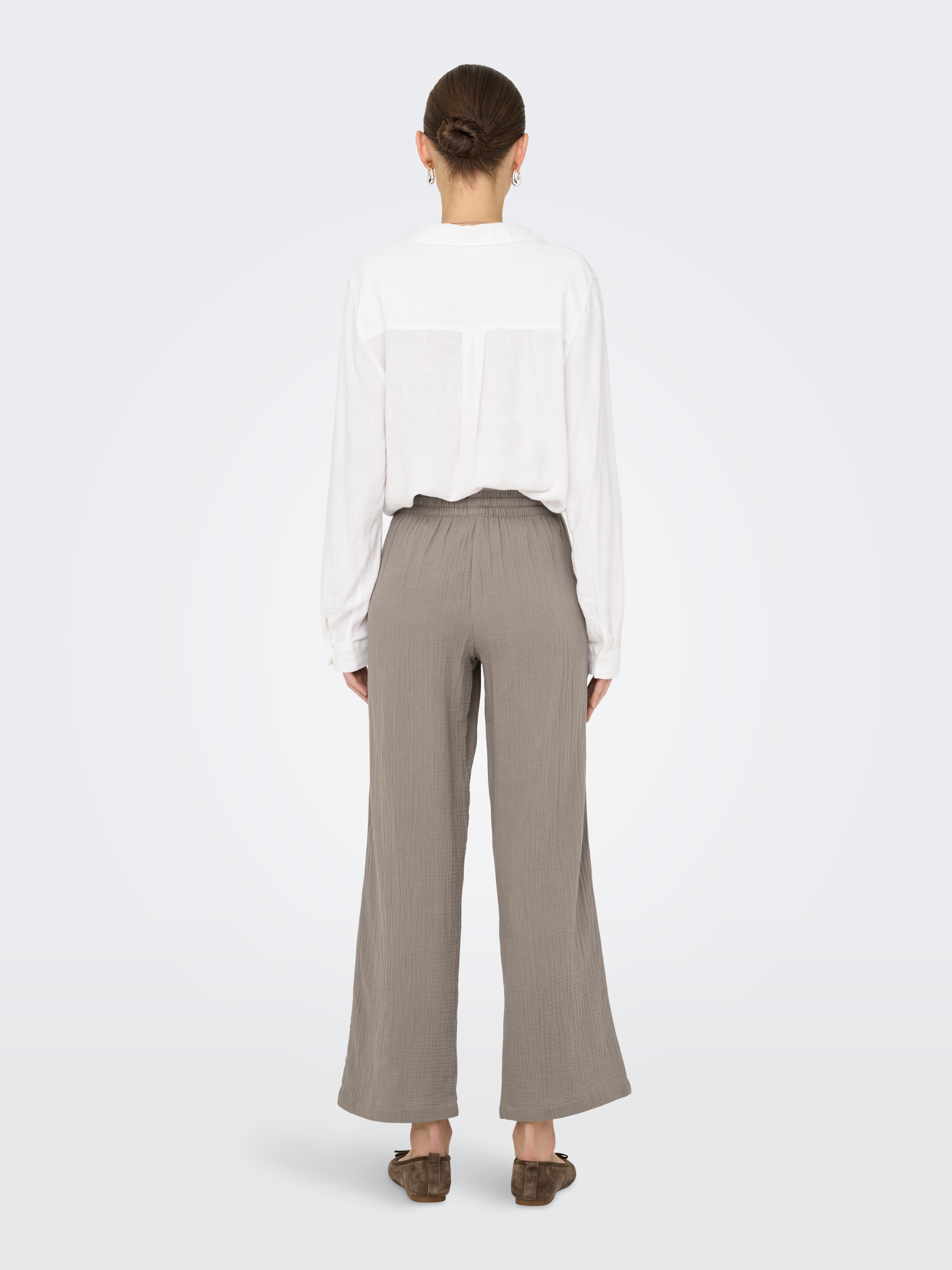 JDY Pantalon à enfiler »JDYTHEIS LIFE WIDE PANT WVN NOOS«  Baumwolle