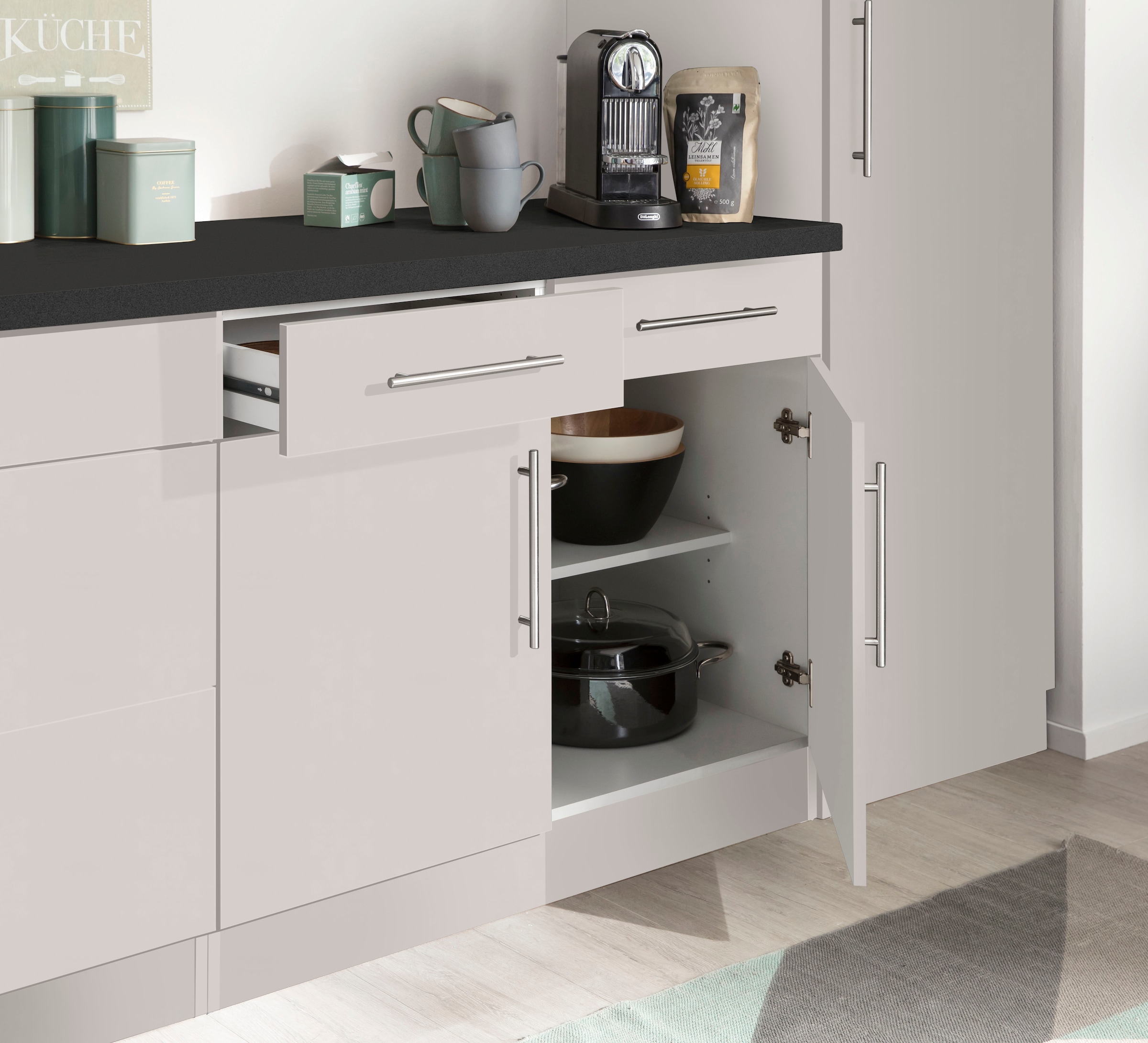 wiho Küchen Unterschrank »Cali, TOPSELLER« 100 cm breit, ohne Arbeitsplatte