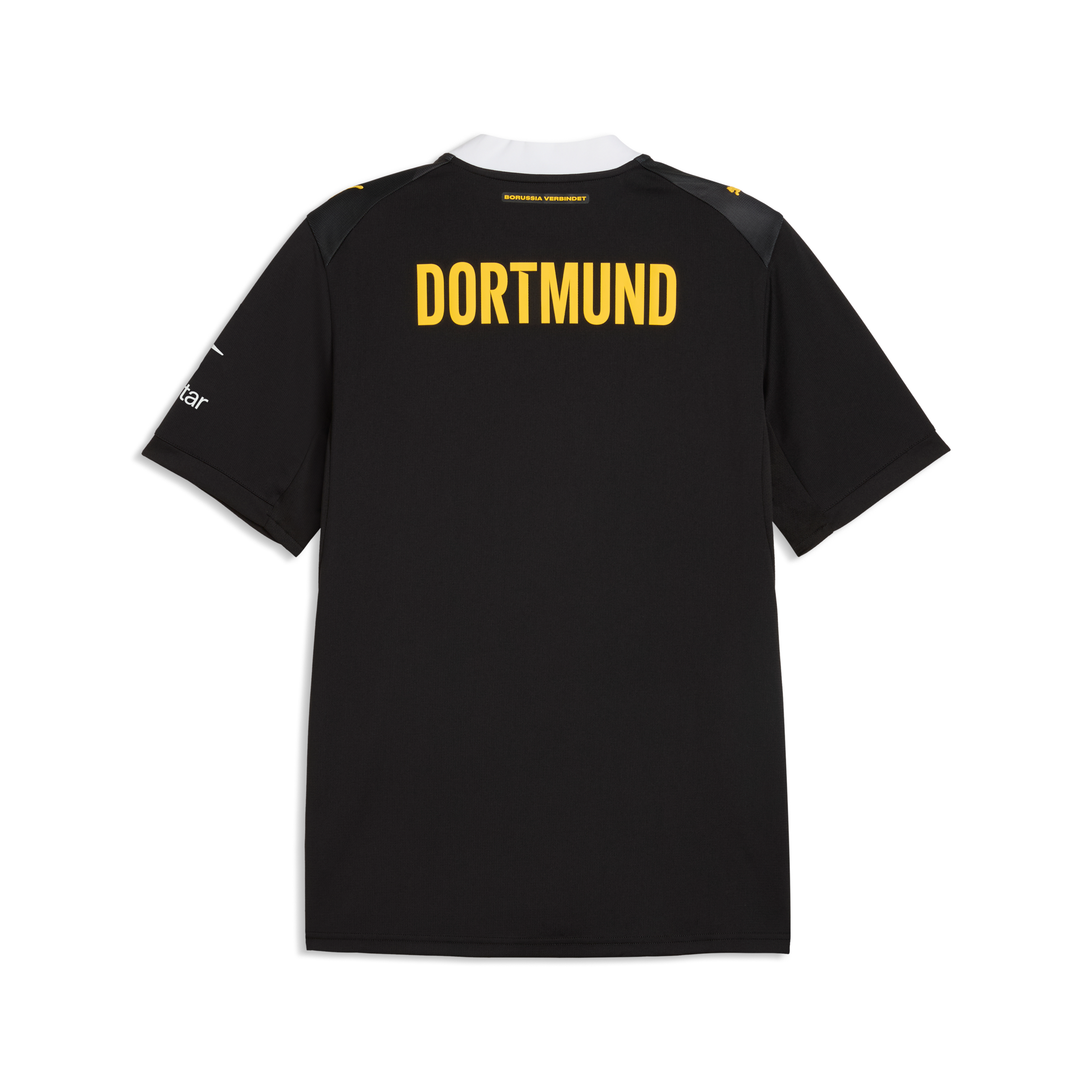 PUMA Maillot de foot »BVB AWAY JERSEY REPLICA« pour adultes, avec col rond, manches courtes, respirant