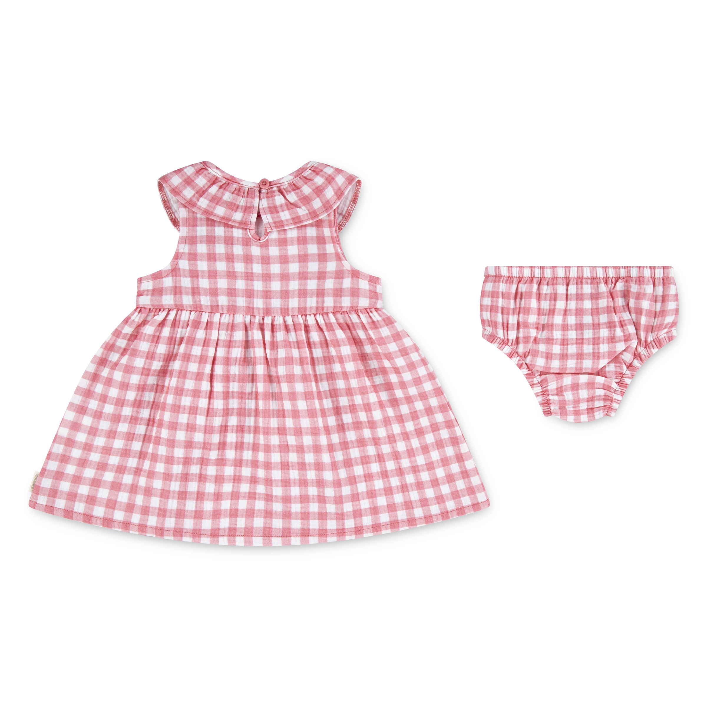 HUGGIES babywear Robe babydoll Set, 2 pièces tlg. mit Karo-Muster, for Girls