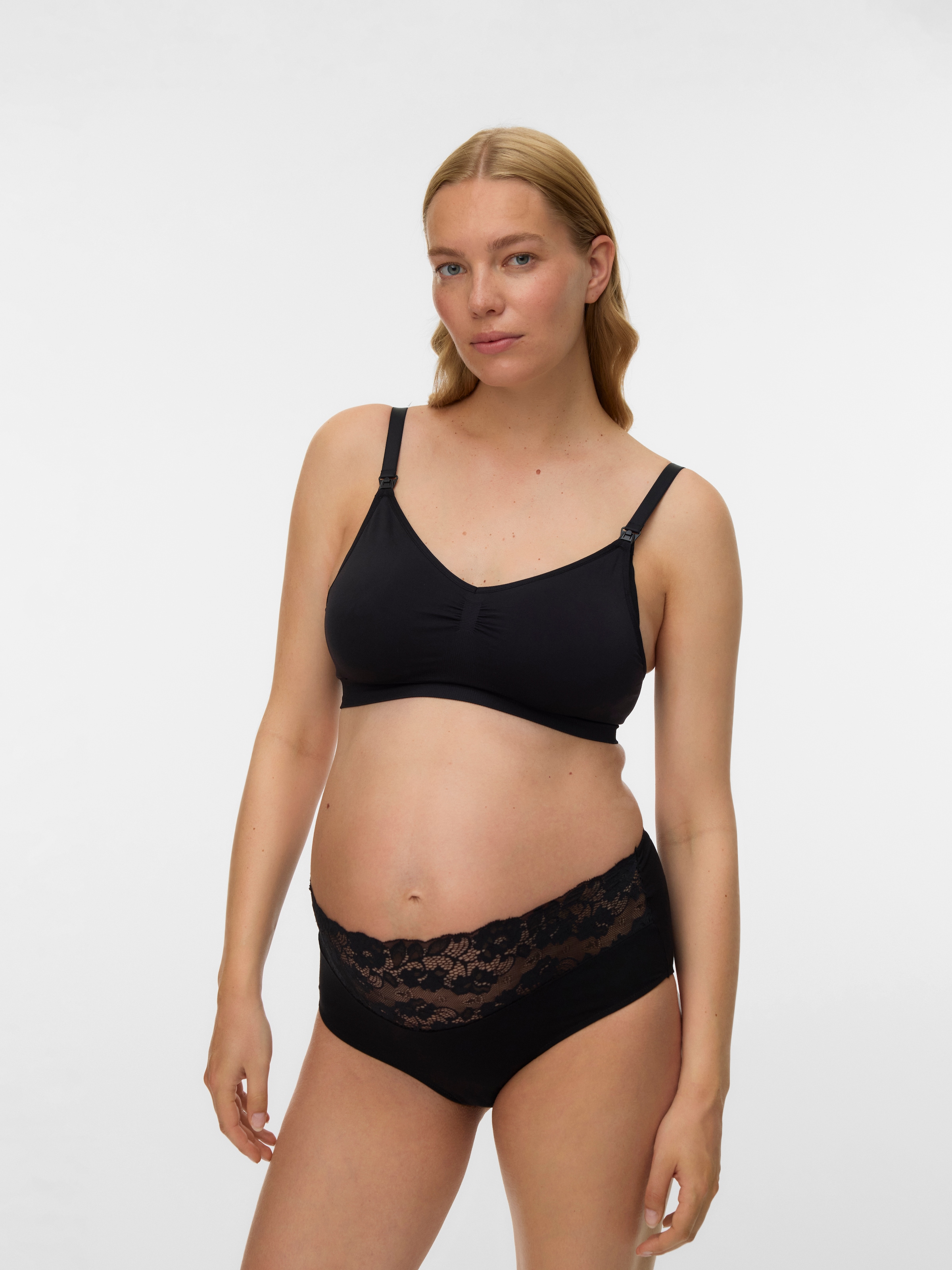 Mamalicious Bustier »MLILJA FEED ME BRA NF 2-P A. NOOS« Packung, 2 cuis mit abnehmbarem Träger