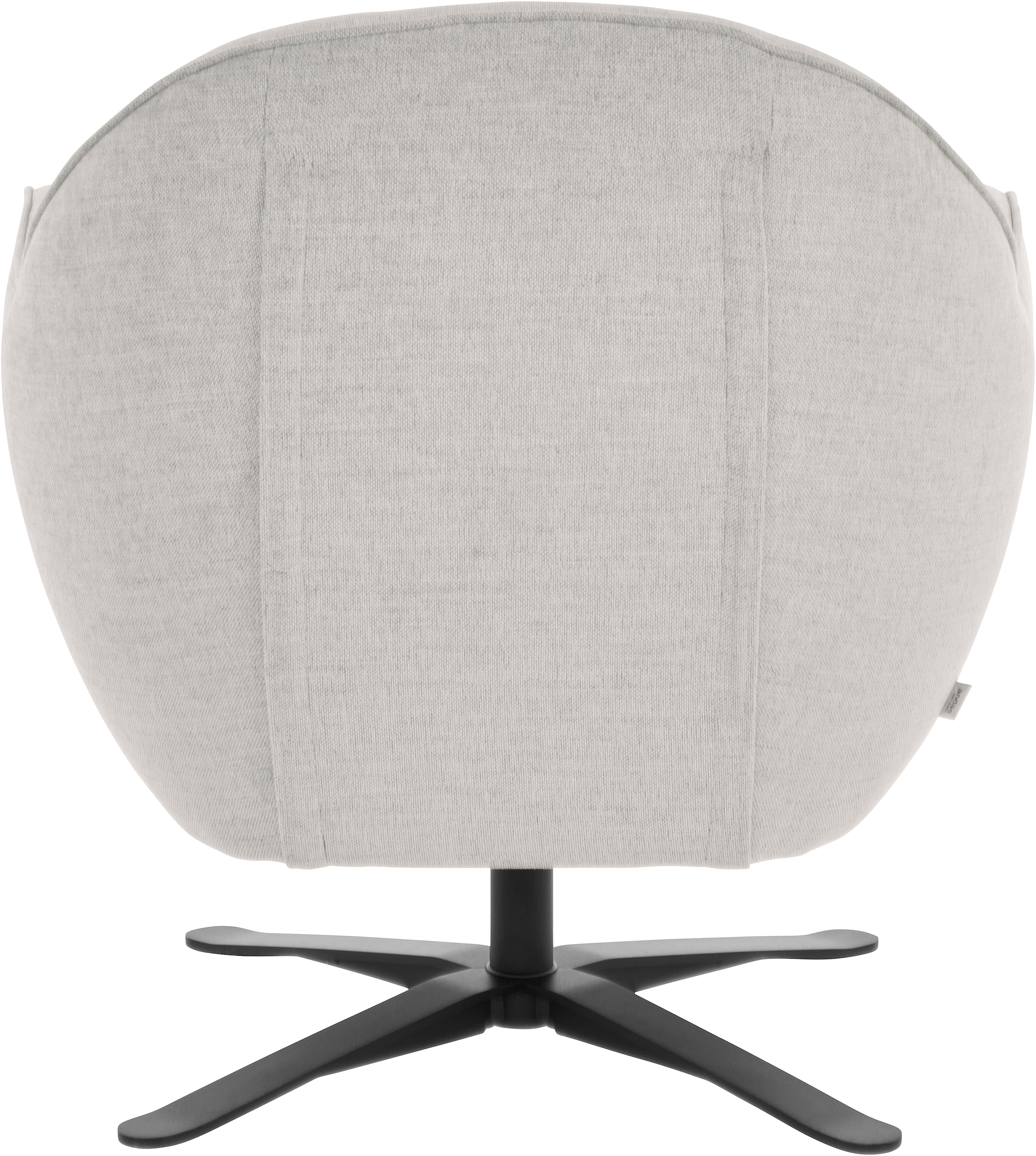 Home affaire Fauteuil pivotant »Stavre, Loungesessel mit Drehfunktion« au design moderne, avec pied pivotant élégant