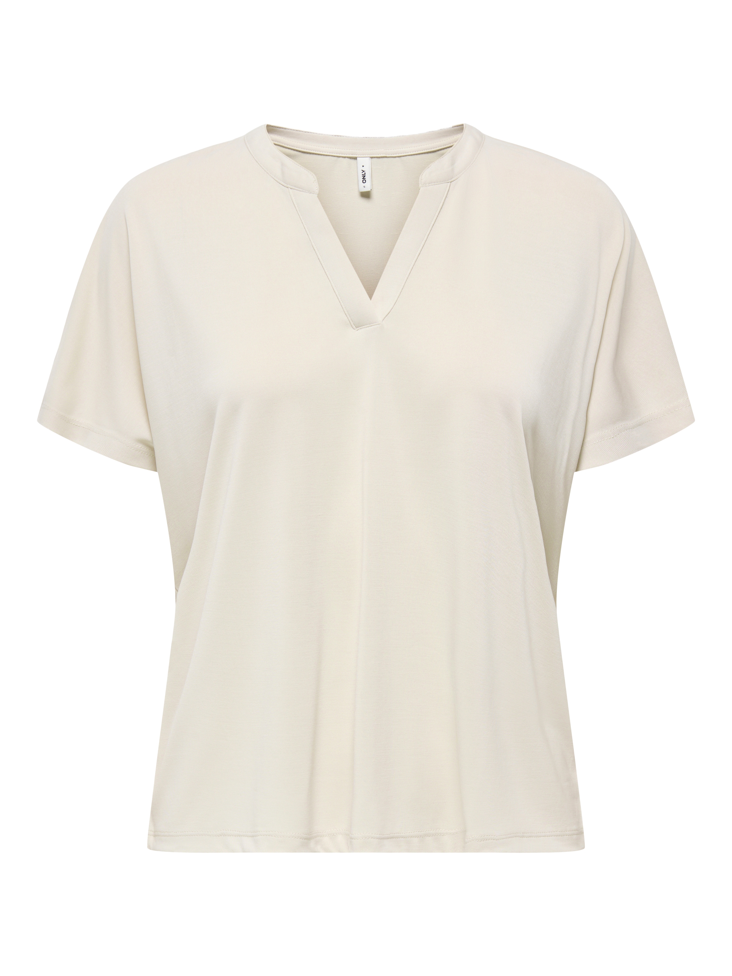 ONLY T-shirt à manches courtes »ONLFREE LIFE S/S SPLIT TOP JRS« mélange de matériaux, coupe régulière
