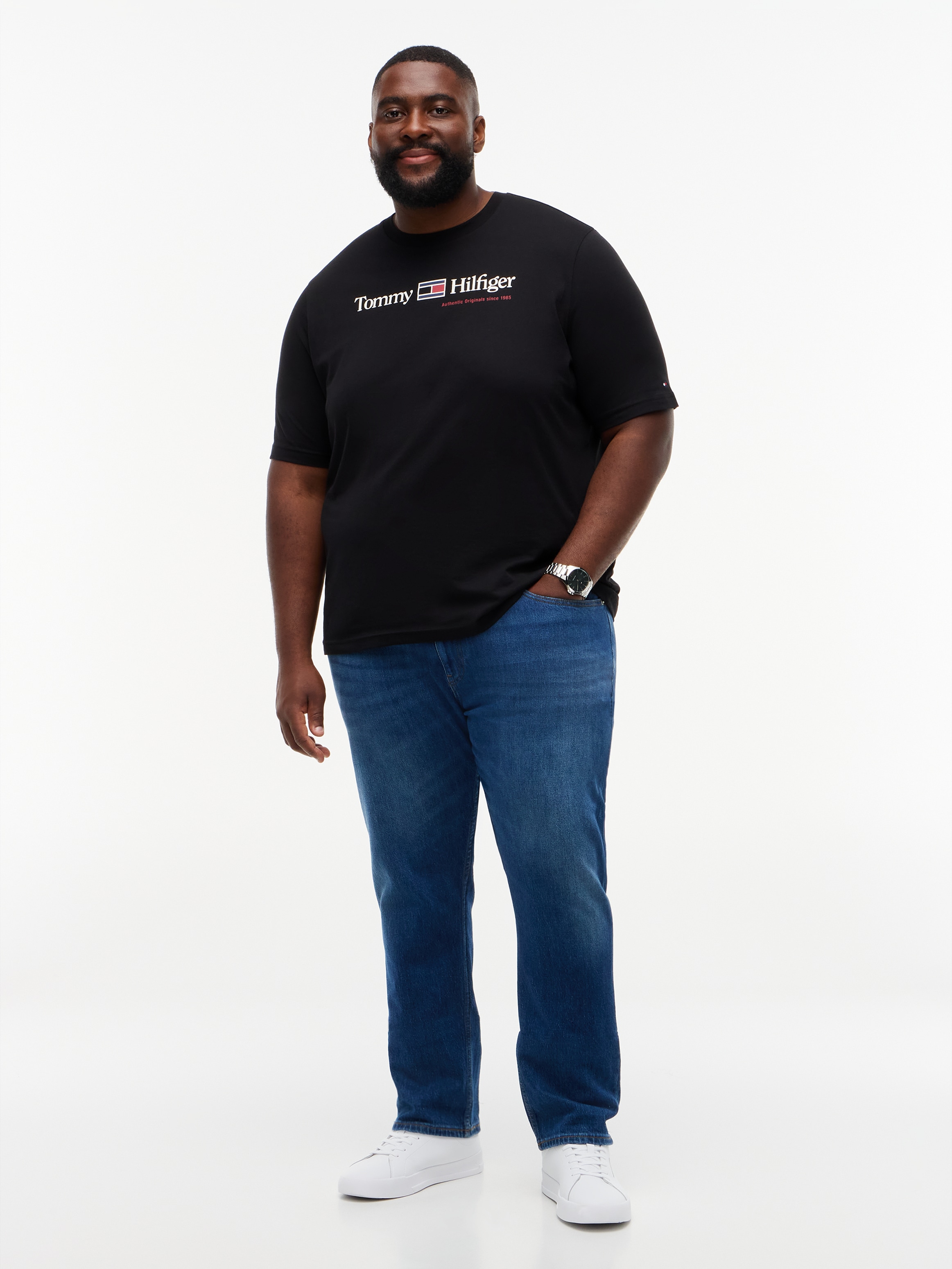 Tommy Hilfiger Big & Tall T-Shirt »BT-BRAND LOVE RWB GRAPHIC« Grosse Grössen