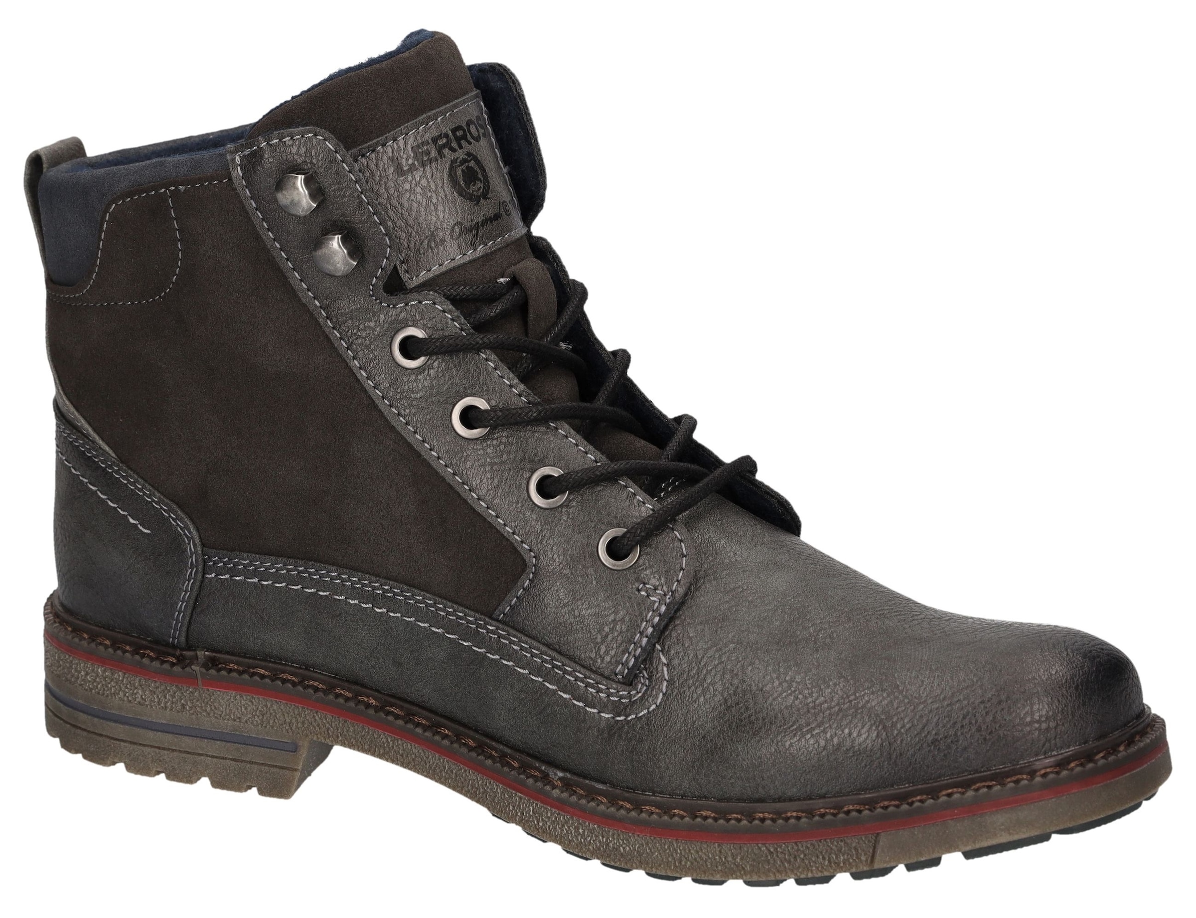 LERROS Schnürboots  Schnürboots, mit seitlichem Reissverschluss