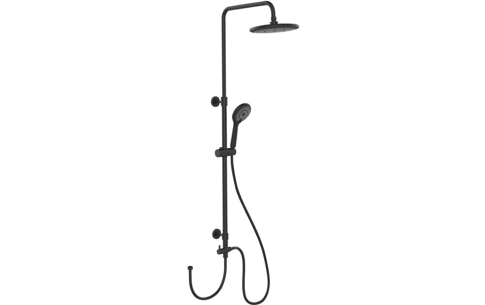 WENKO Système de douche »Watersaving« Chrome, höhenverstellbare Duschstange von 75-120cm