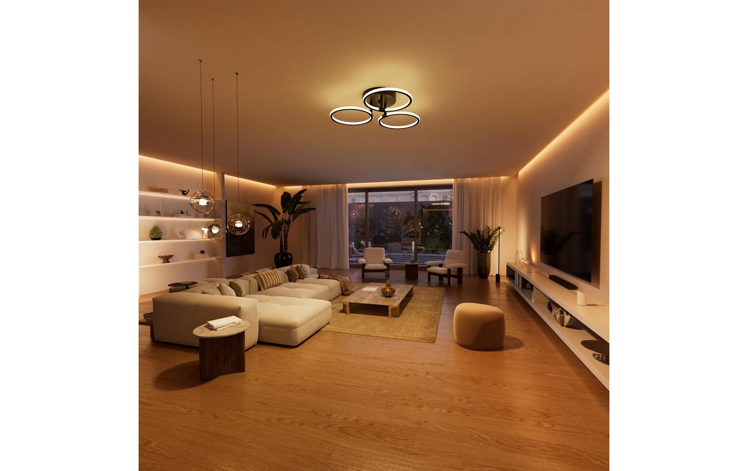 Philips Hue Smart-Home-Steuerelement »Wandschaltermodul, für nicht smarte dimmbare Lampen, Netzbetrieb« 1 Kanal /1C (200W LED / 200W Halogen), App‑ & Sprachsteuerung