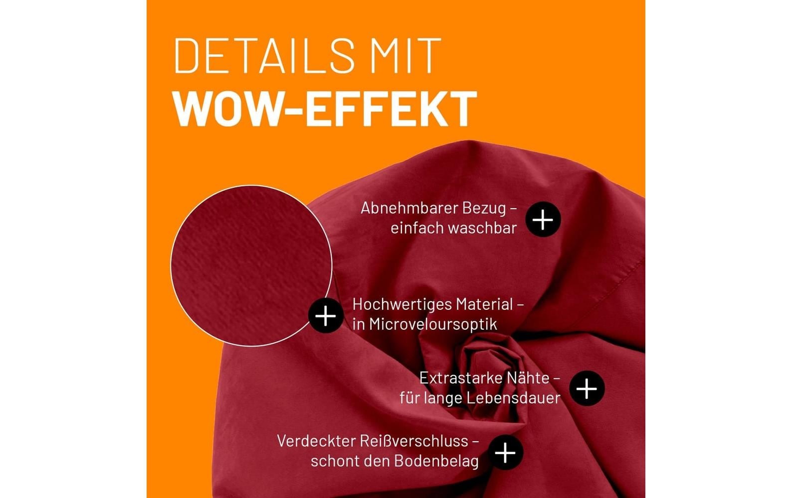 Lumaland Pouf »Lumaland Sitzsack In-& Outdoor 120 l «
