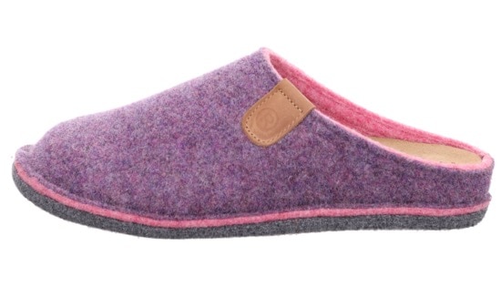 Rohde Pantoufles »LUCCA«  Clog, Hausschuh, Homeslipper in melierter Optik