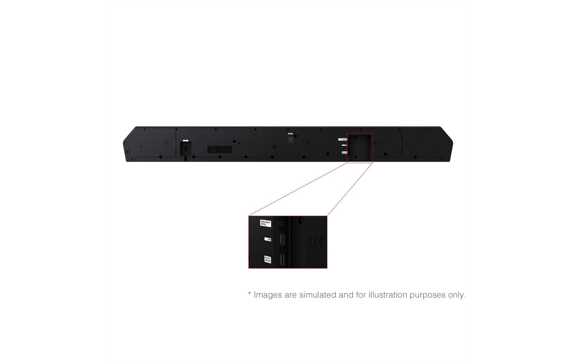 Samsung Soundbar »HW-Q800F« 5.1.2 ( ) Verbindungsart: Bluetooth, HDMI, WLAN (Wi-Fi)