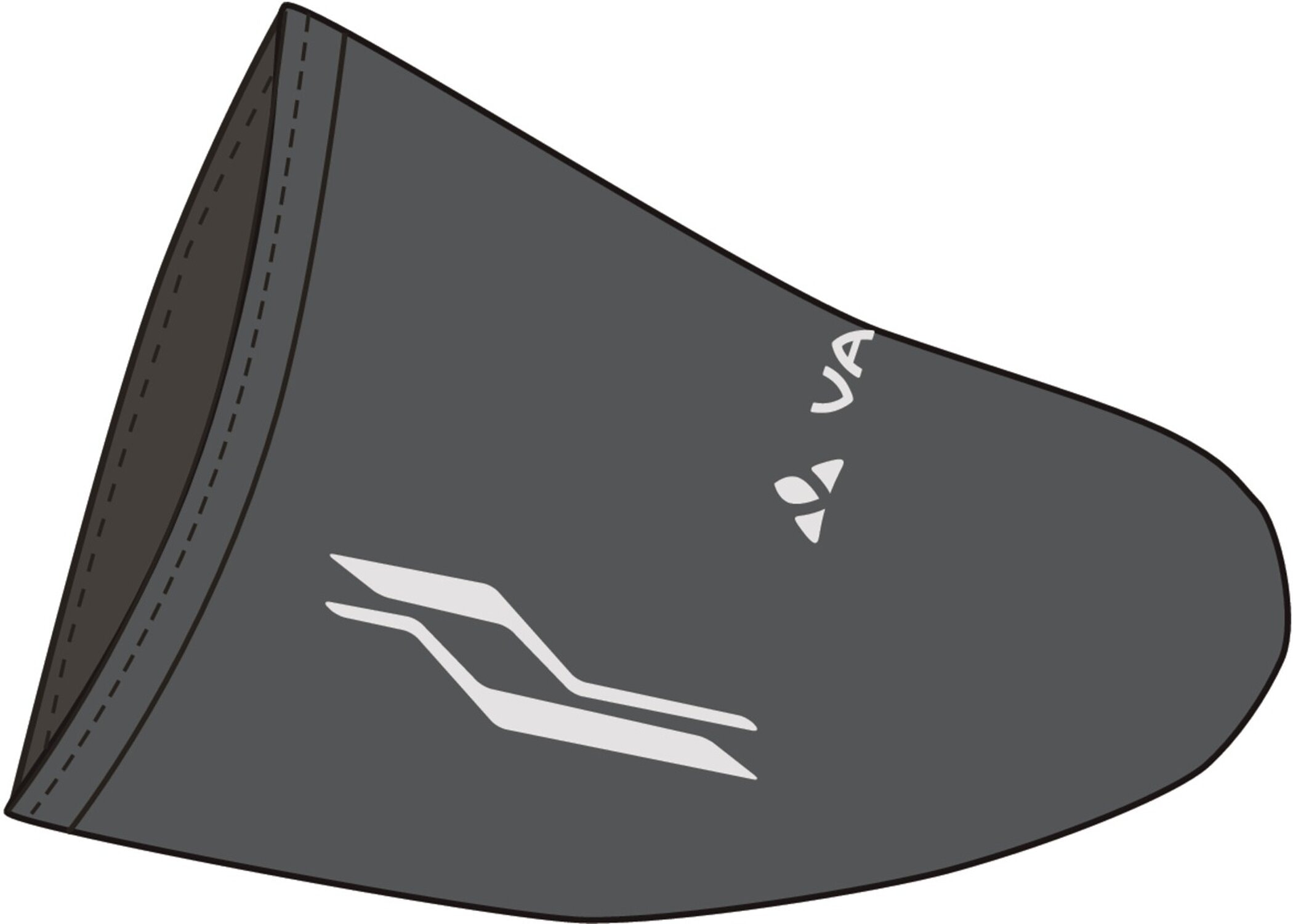 VAUDE Couvre-chaussures »SHOECAP METIS II« spécialement pour réchauffer les orteils en cyclisme, matériau élastique