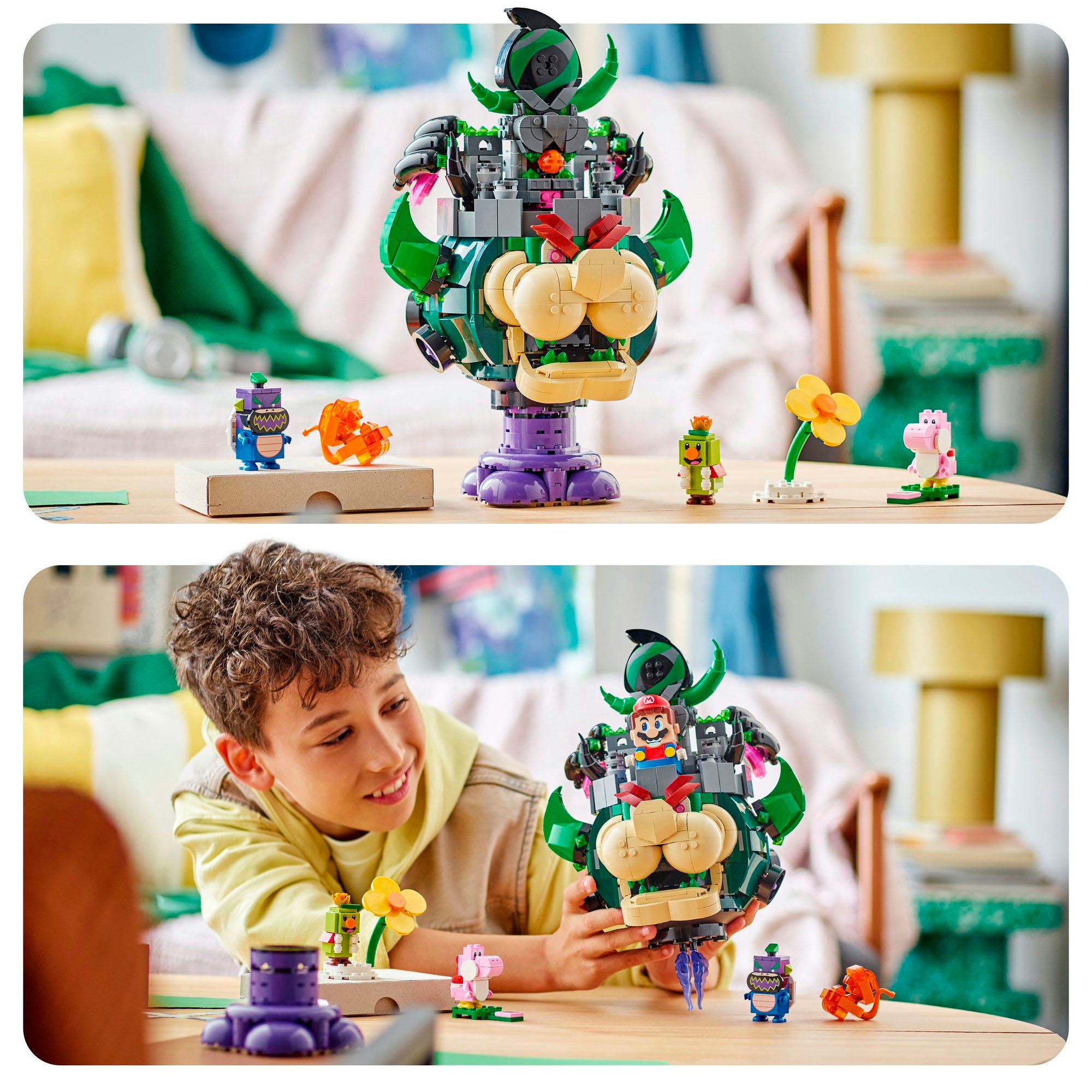 LEGO® Konstruktionsspielsteine »Prinz Florian & Schloss-Bowser (72042), LEGO Super Mario« Made in Europe