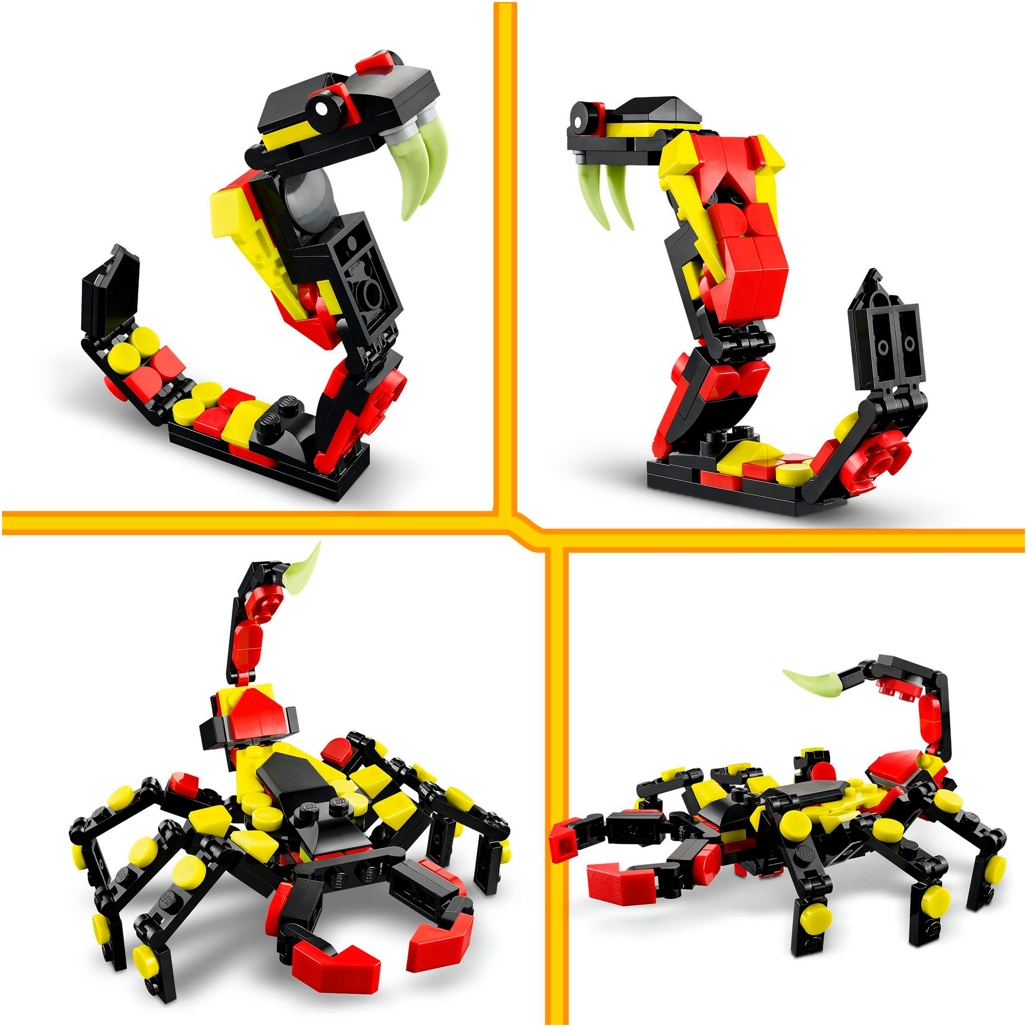 LEGO® Pions de construction »Wilde Tiere: Überraschungsspinne (31159), LEGO Creator« Made in Europe