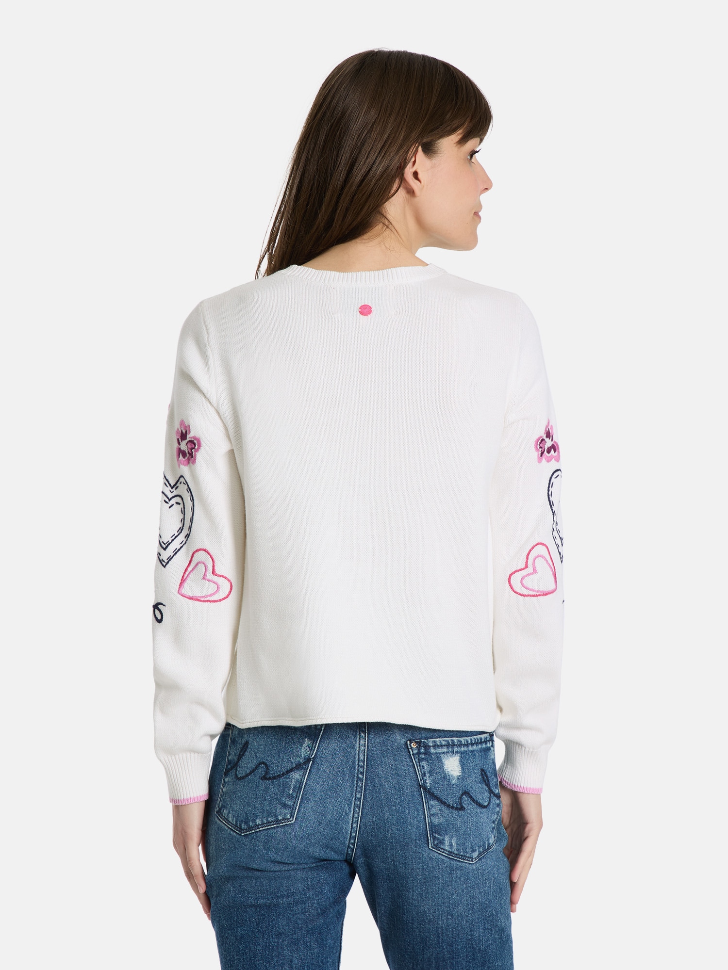 Lieblingsstück Strickpullover »DoritaL« mit verspielten Stickereien