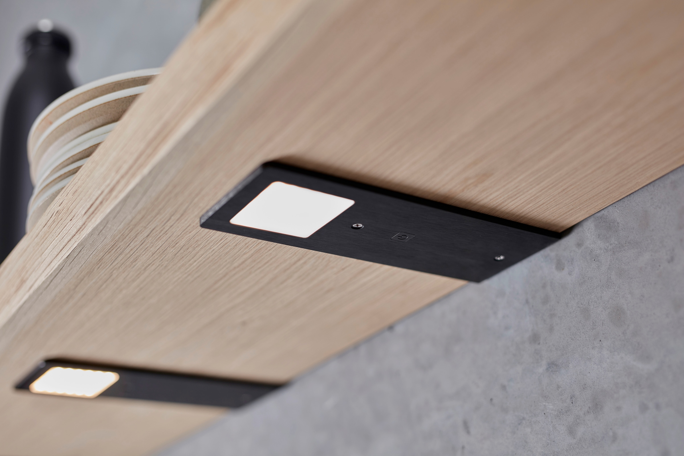 Loevschall Luminaire d'agencement à LED »Stella Alu ON/OFF« 5 cuis