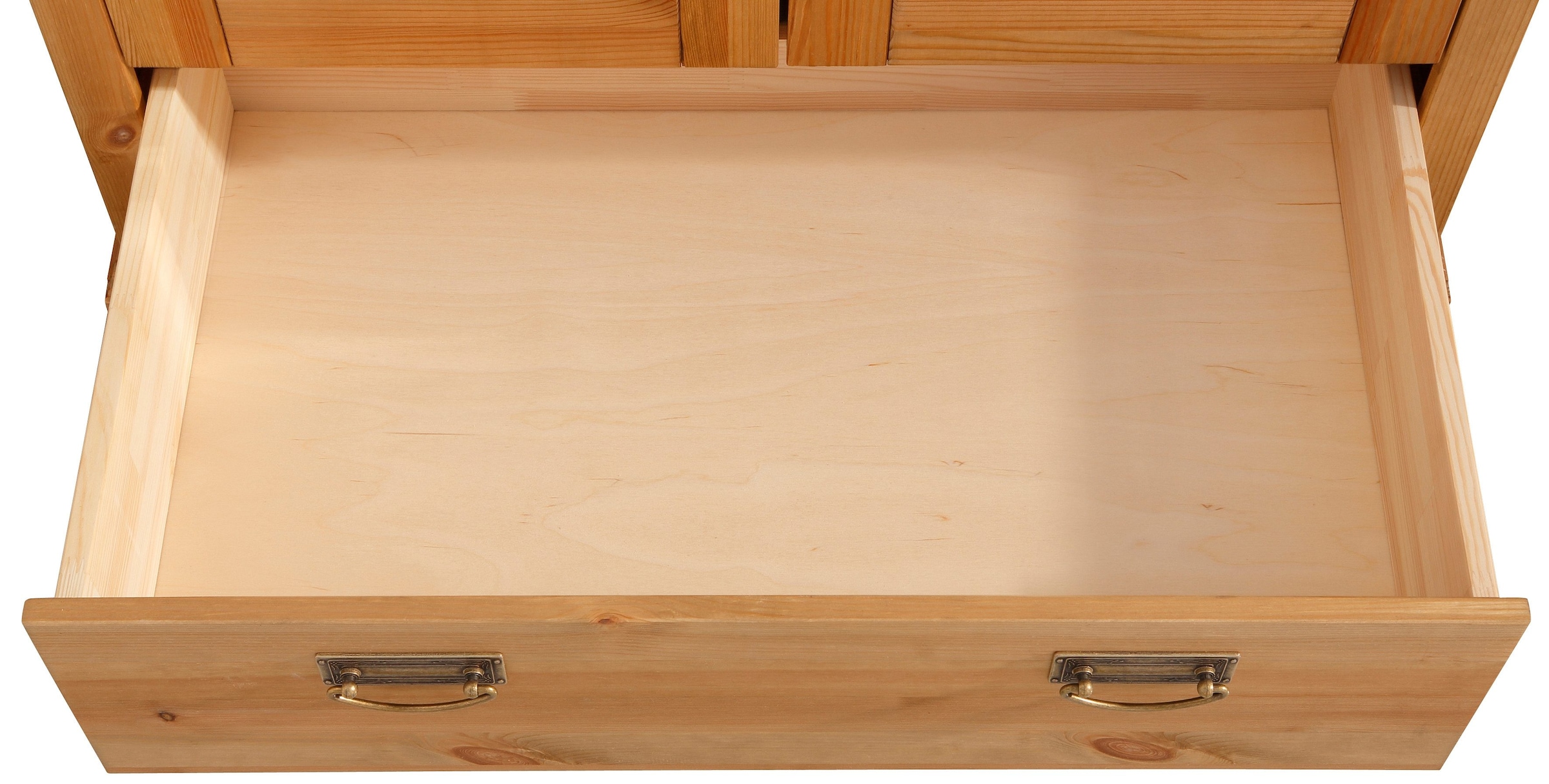 GOODproduct Kleiderschrank »Madrid« 3 Breiten: 90/164/245 cm  H/T ca.190/59 cm,  aus massiver Kiefer, in 3 Breiten mit Spiegeltüren