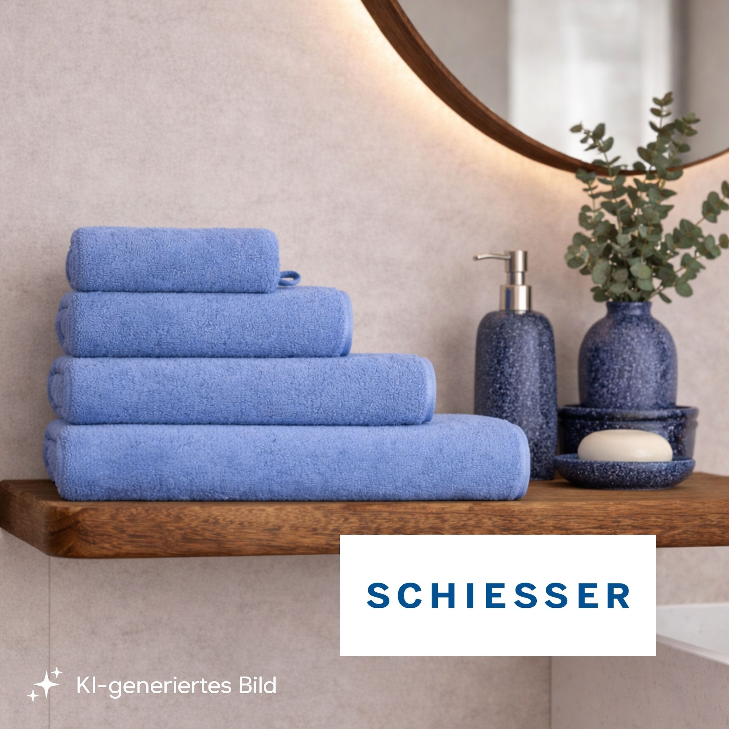 Schiesser Duschtücher »Milano aus 100% Baumwolle mit eleganter Bordüre in Hoch-Tief-Optik« OEKO-TEX® MADE IN GREEN