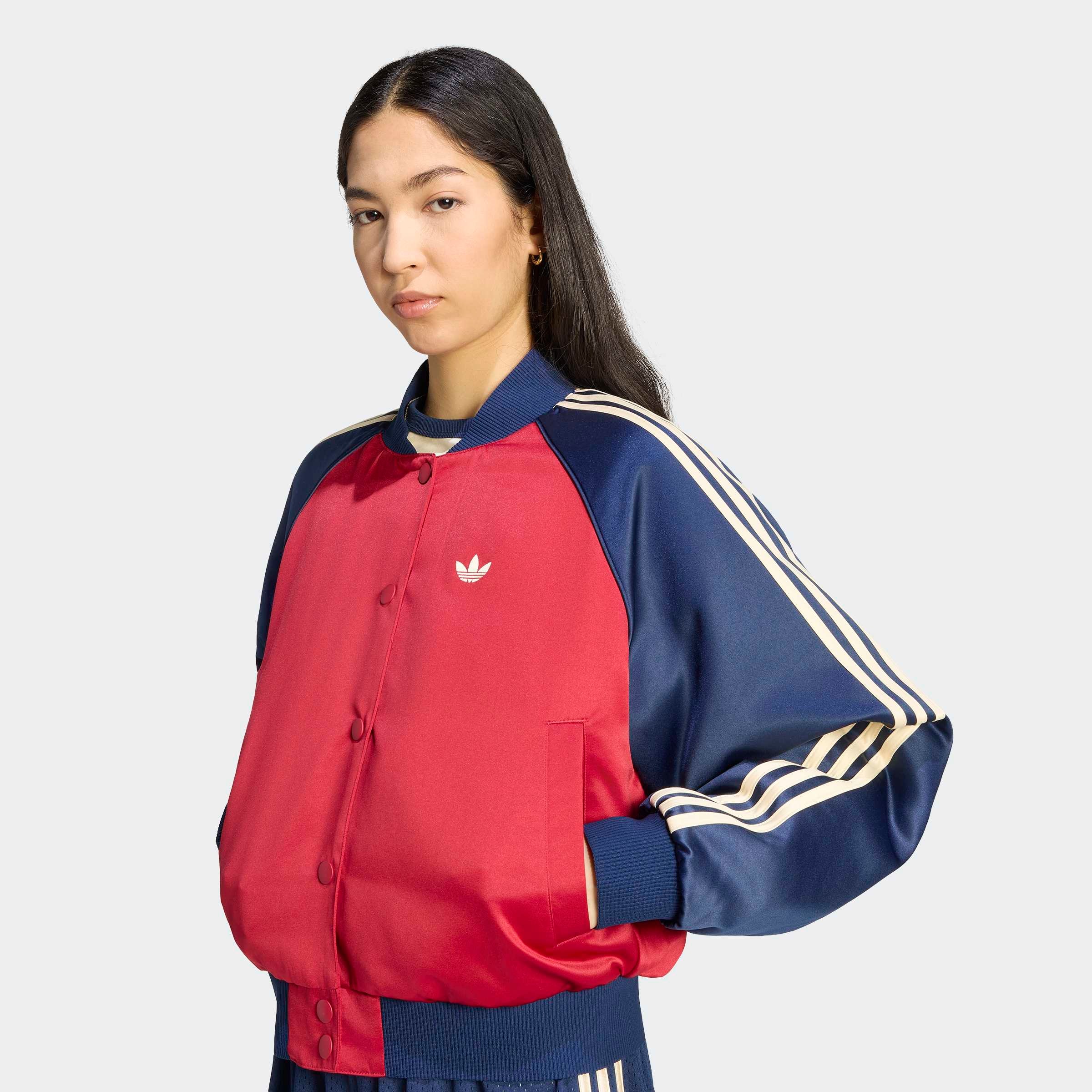 adidas Originals Outdoorjacke »SST T« sportlicher Schnitt, mit Satin-Finish