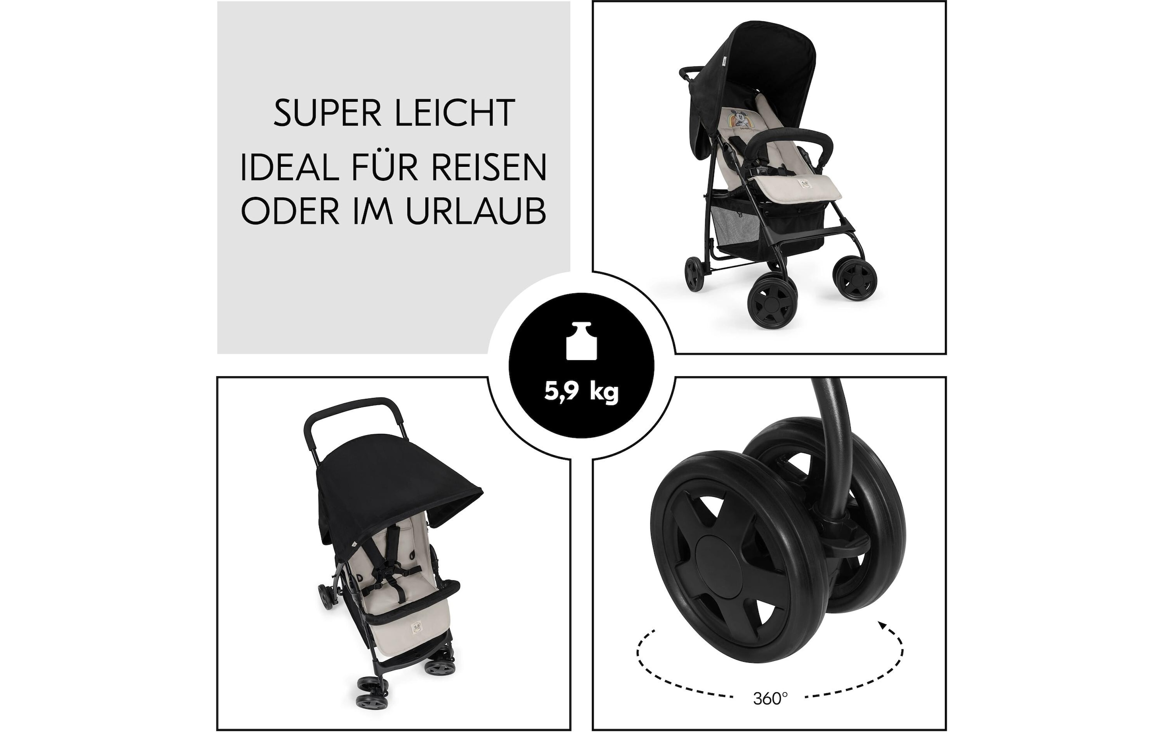 Hauck Sportbuggy »Sport Mickey & Minnie«