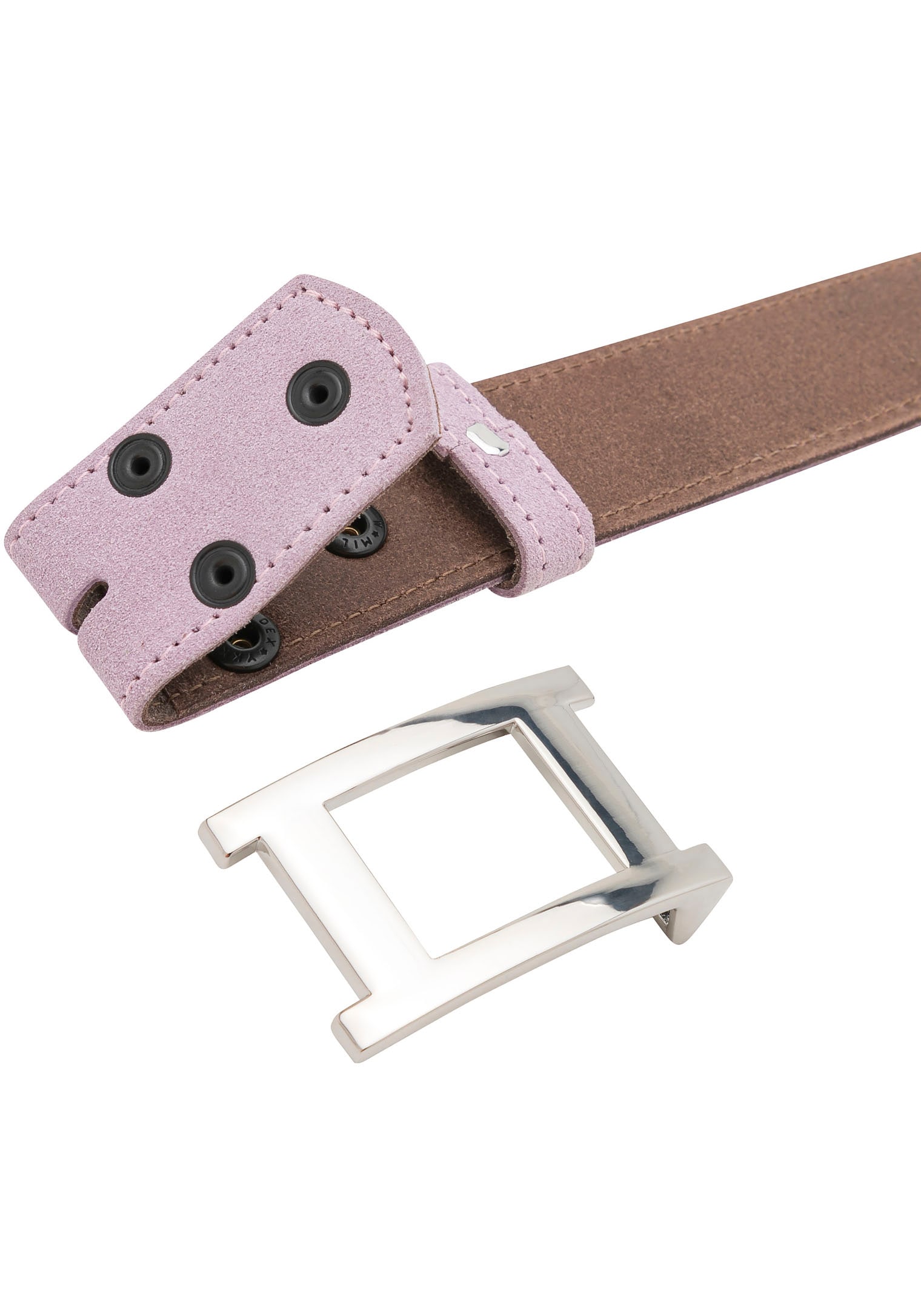 Rettungsring Gürtel Ceinture en cuir Rettungsring Ledergürtel »Alaska« Creme Filigran silberfarben