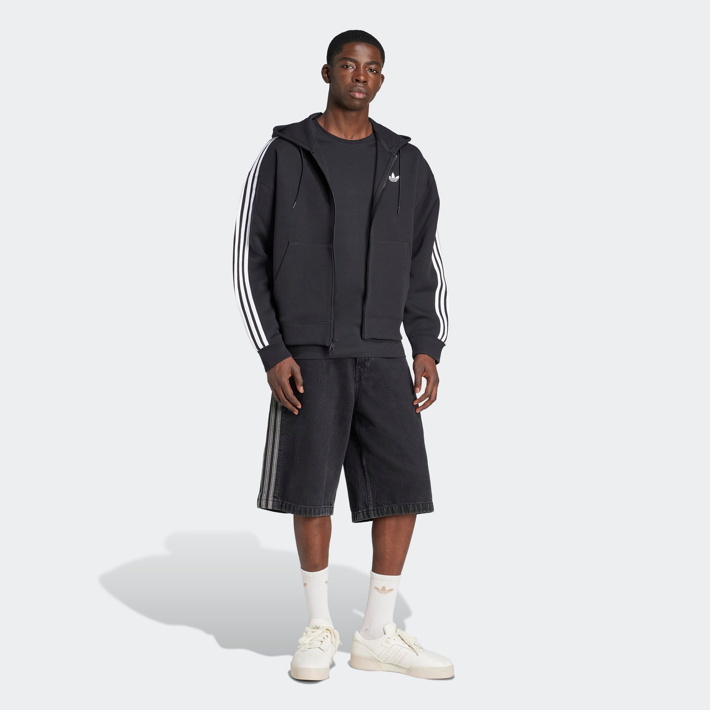 adidas Originals Kapuzensweatshirt »SPACER HOODIE«, mit Reissverschluss, lockere Oversize-Passform

