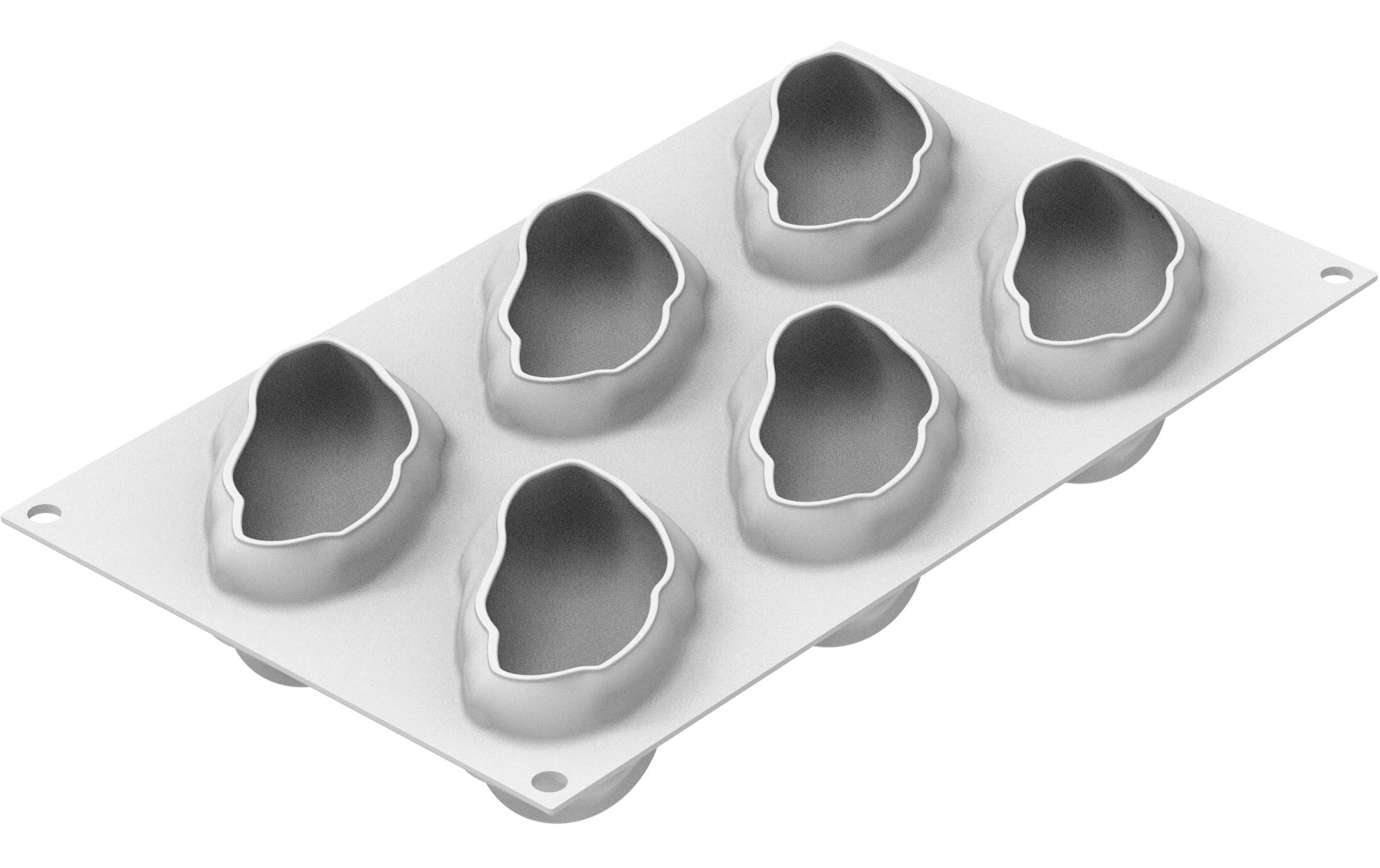   Moule à pâtisserie »Silikomart – Pistazie 120 Silikon mit Ausstecher«