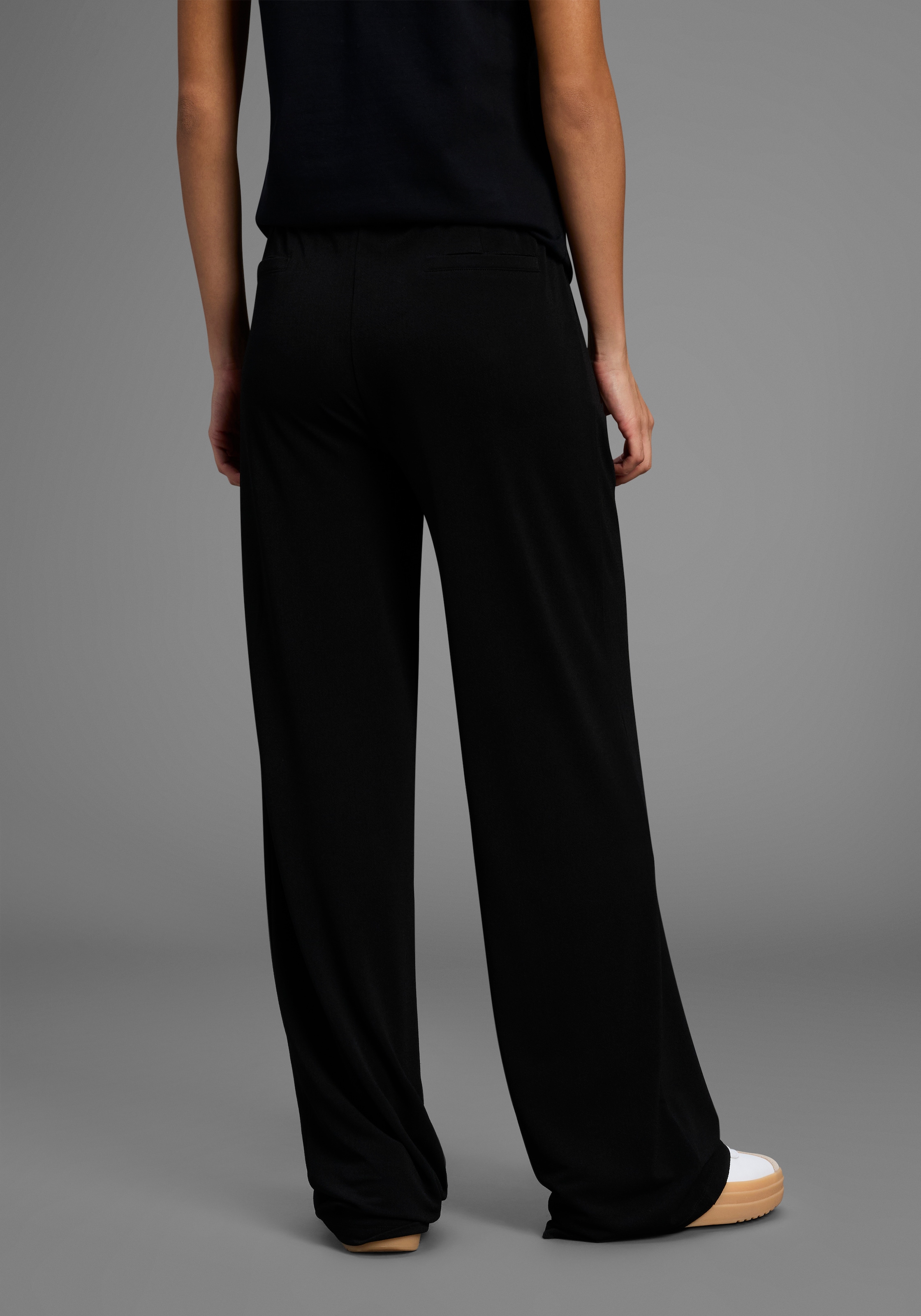 Laura Scott Pantalon en jersey  Bequemer Stoff mit Reissverschlusstaschen