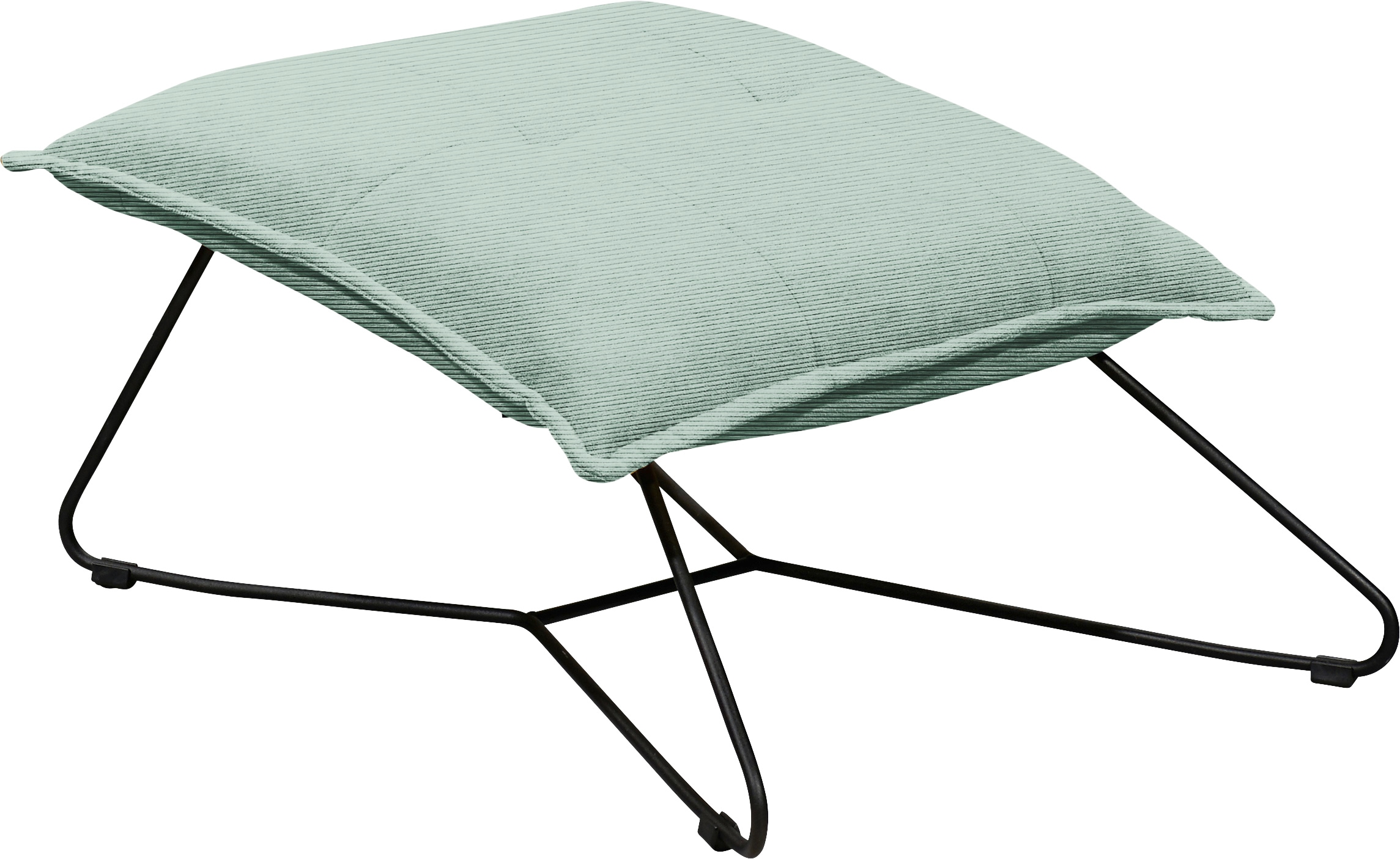 ED EXCITING DESIGN Tabouret »Vico« mit Design-Gestell aus schwarzem Metall, in Cord