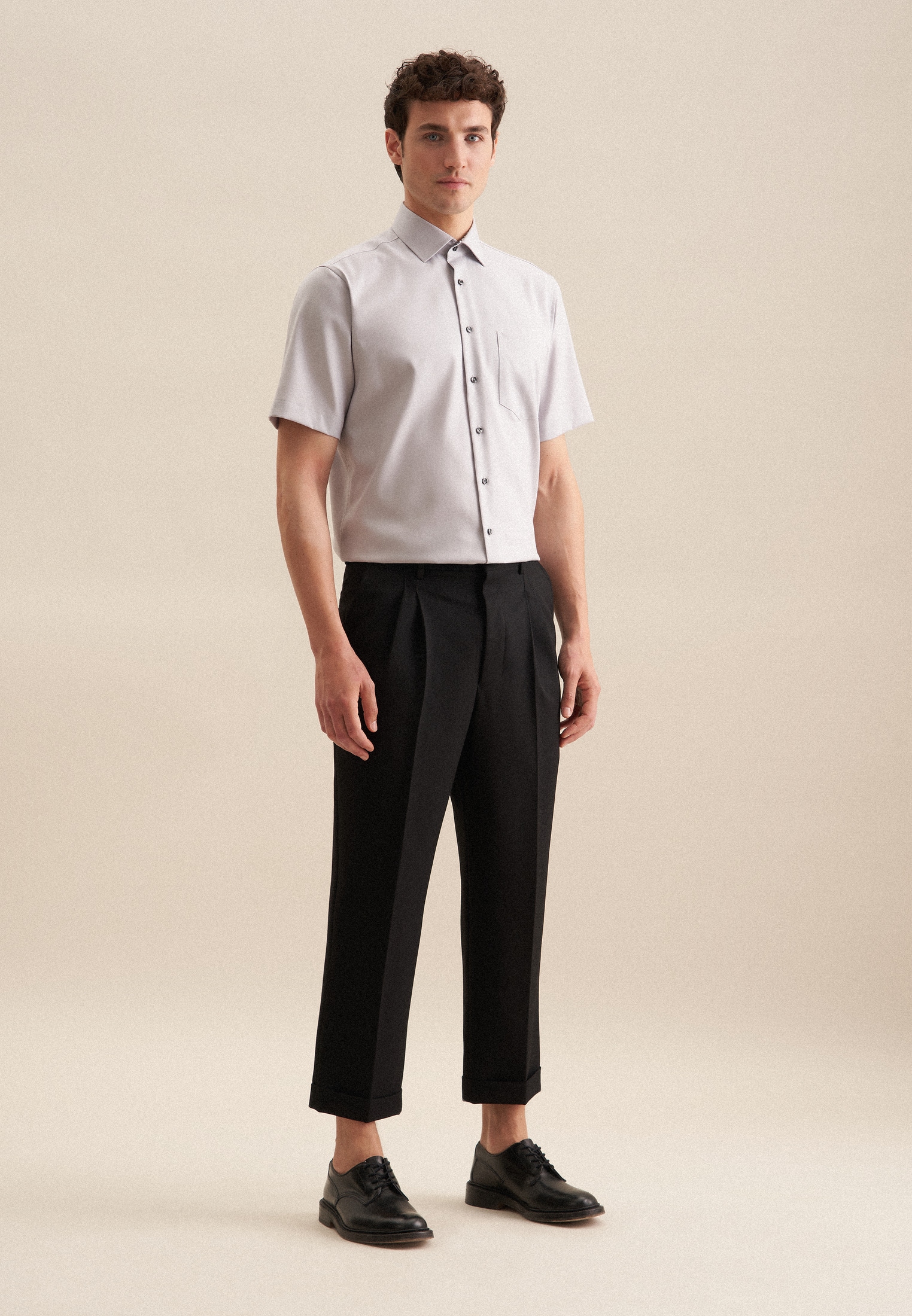 seidensticker Businesshemd »Regular« Regular 1/2 Kentkragen Uni