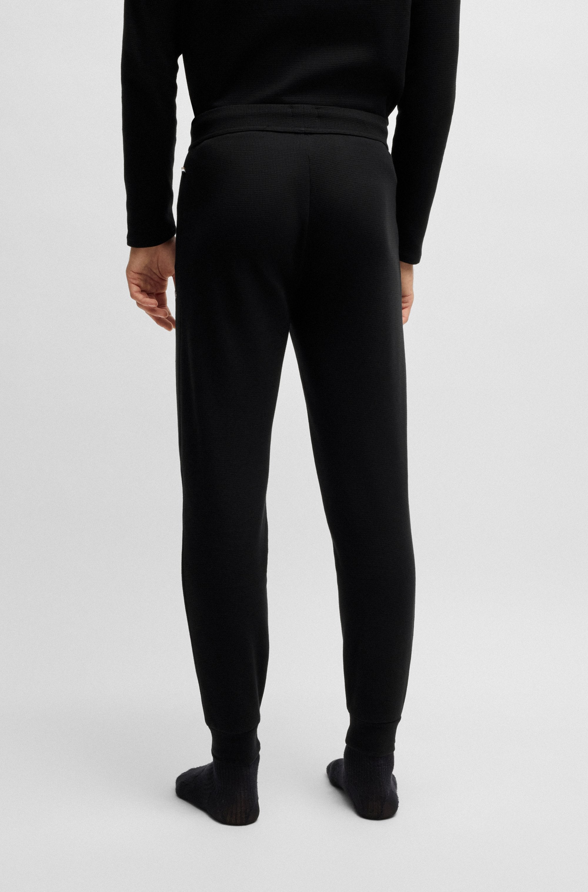 BOSS Pantalon de pyjama »Waffle Pants Cuf«