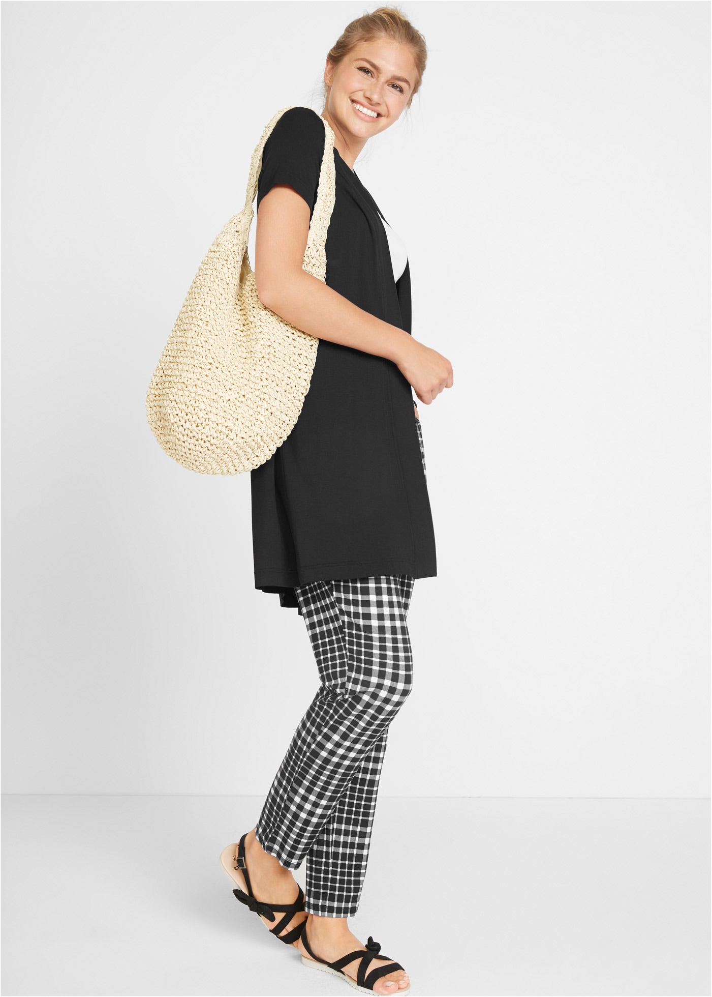 bonprix Veste chemise »Shirtjacke aus softer Viskose« lockere Passform, Kurzarm-Design, für vielseitige Anlässe