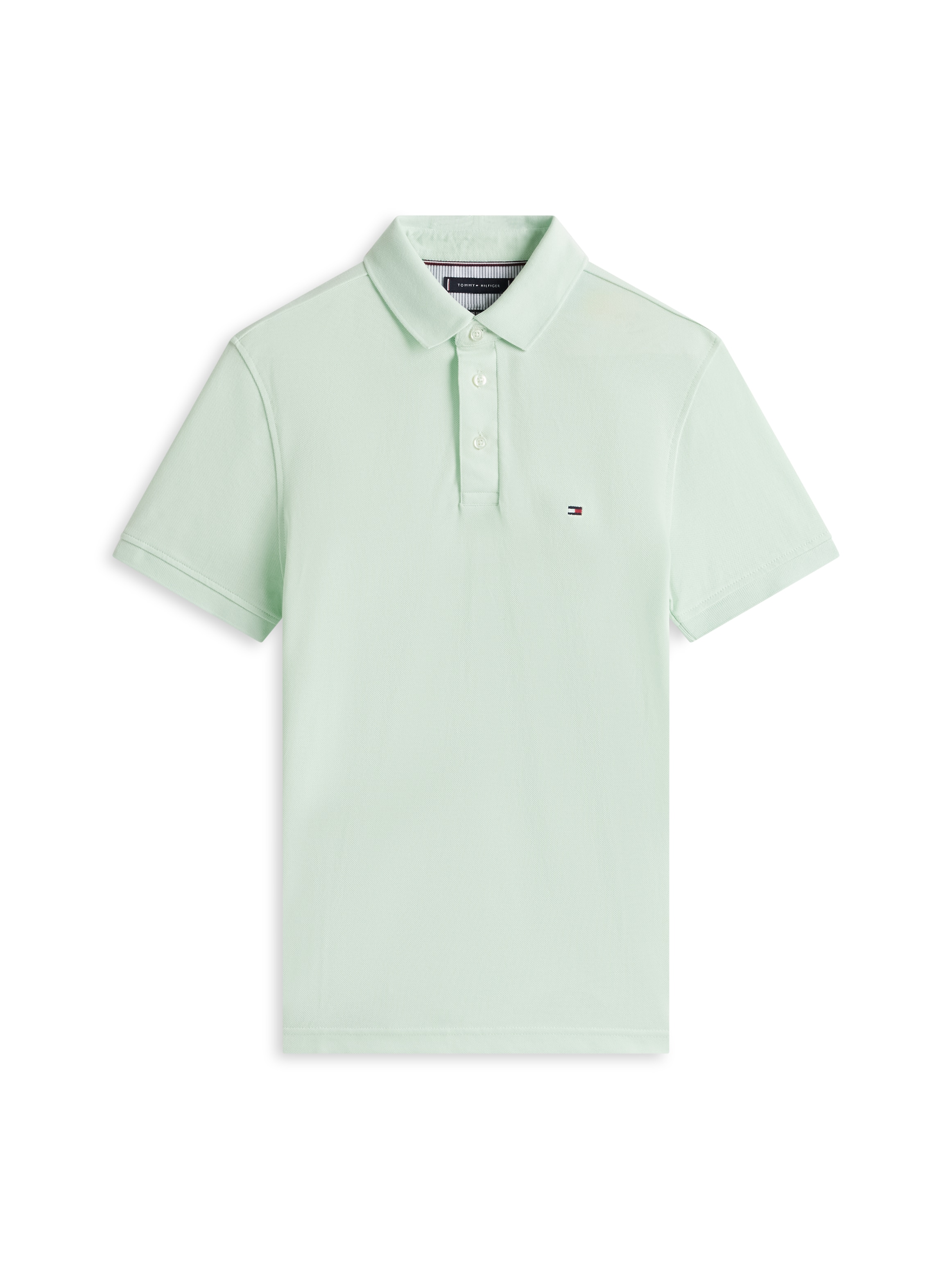 Tommy Hilfiger Polo »1985 SLIM POLO« avec broderie, qualité piqué, coupe slim