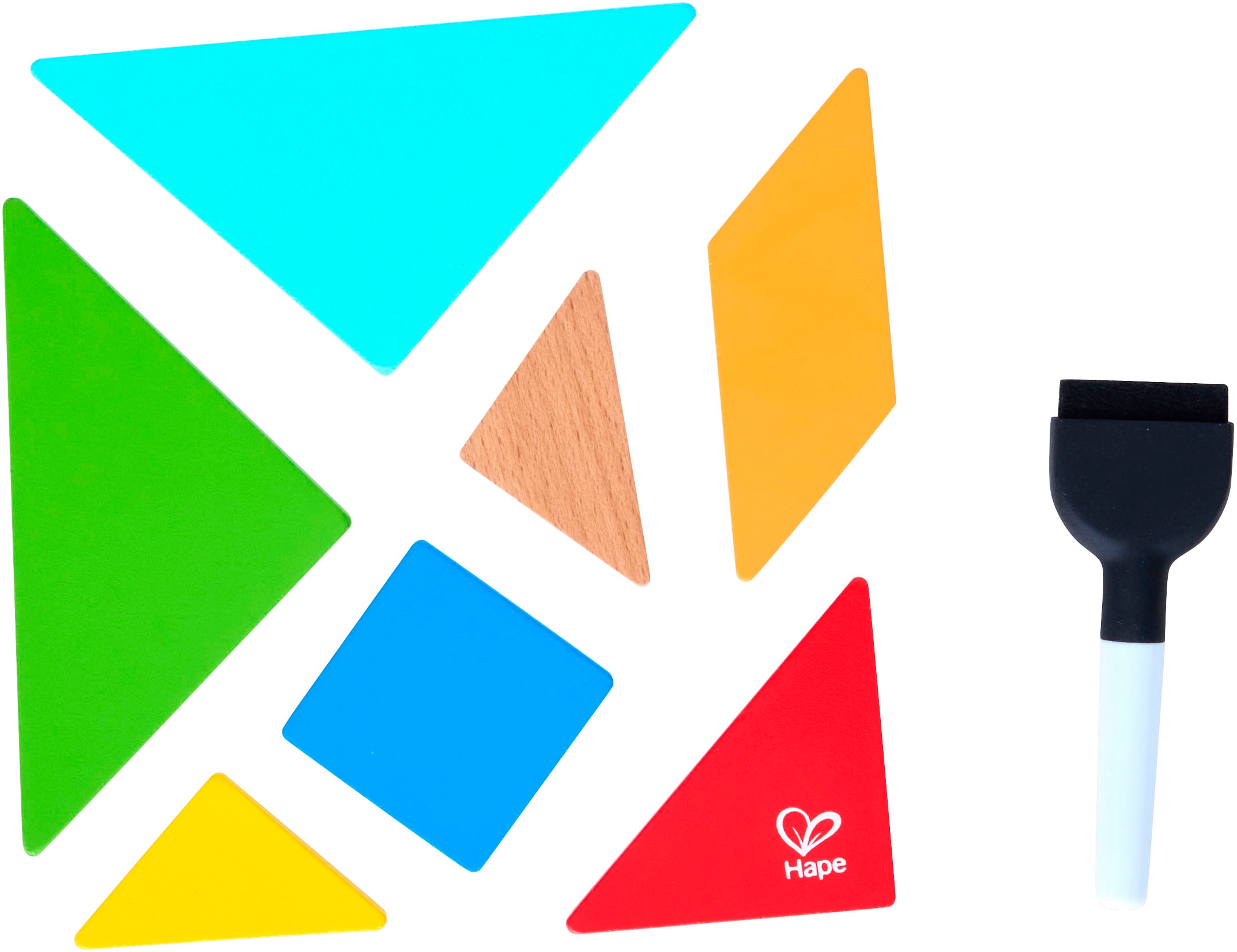 Hape Spielcenter »Labyrinth- & Tangram-Tafel „Weltraum”«