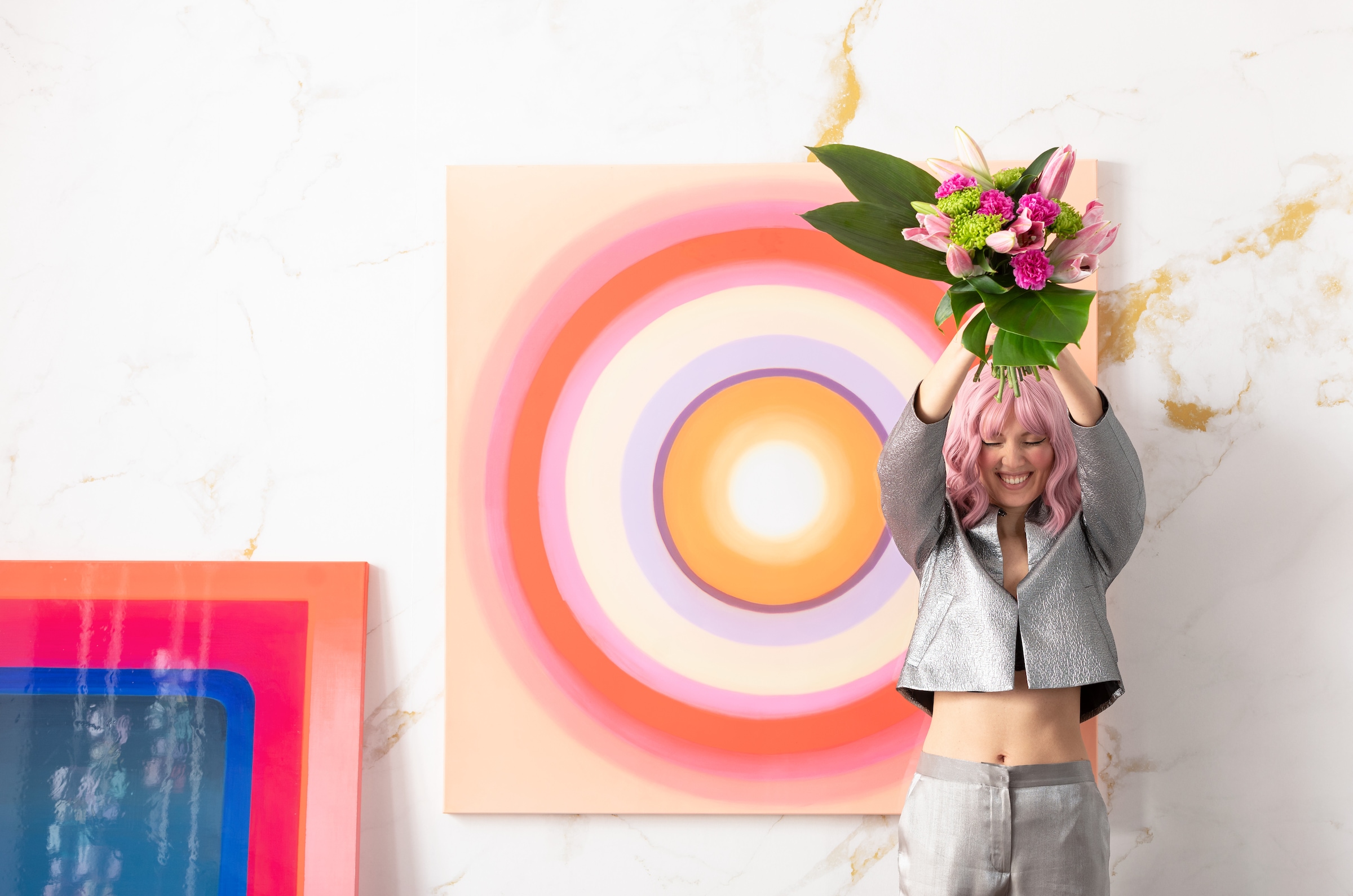 Kare Design Tableau sur toile »Leinwandbild Tendency Blush«