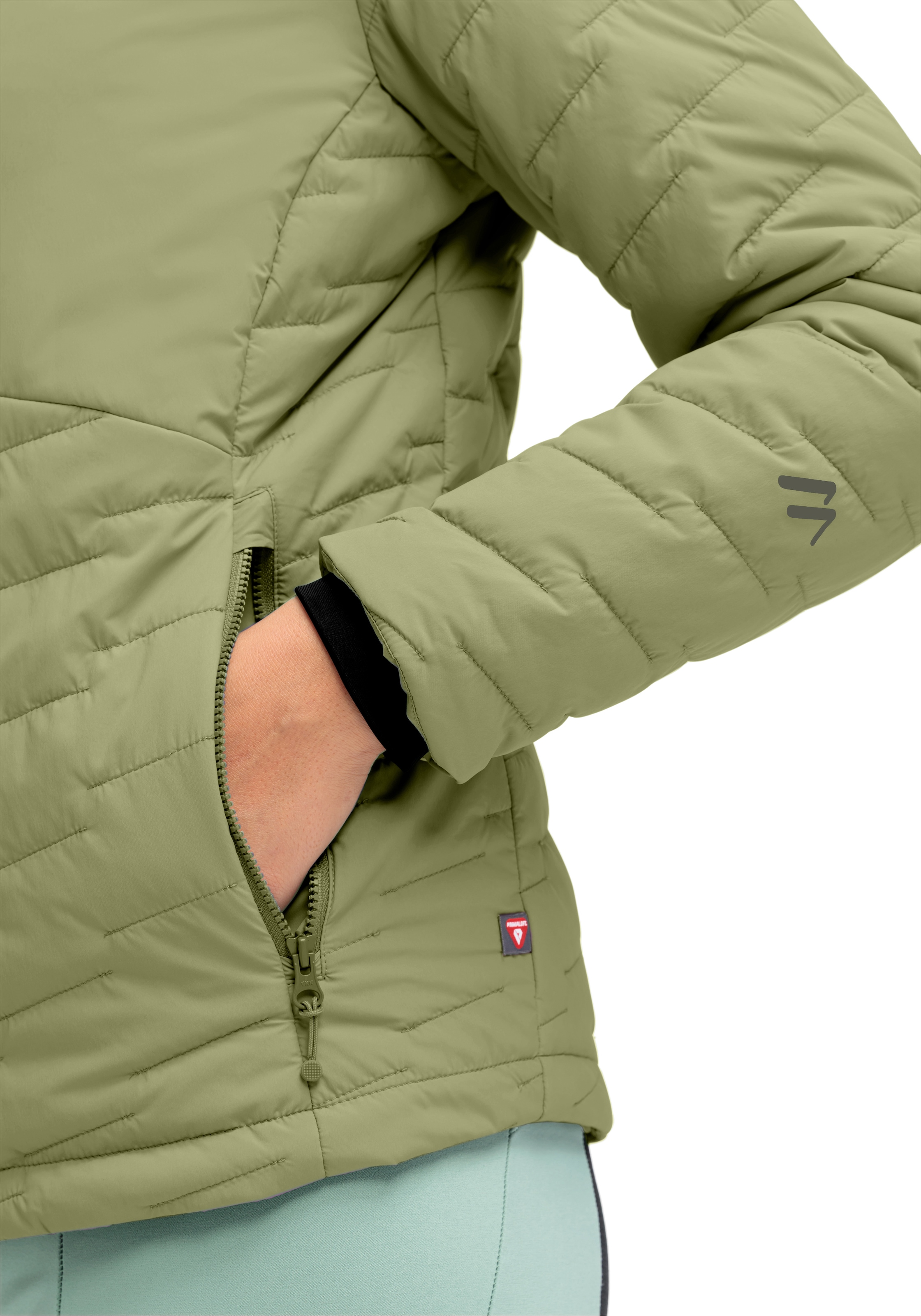 Maier Sports Funktionsjacke »Donovaly W« Damen Outdoorjacke, Primaloft Jacke mit 3 RV-Taschen und Kapuze