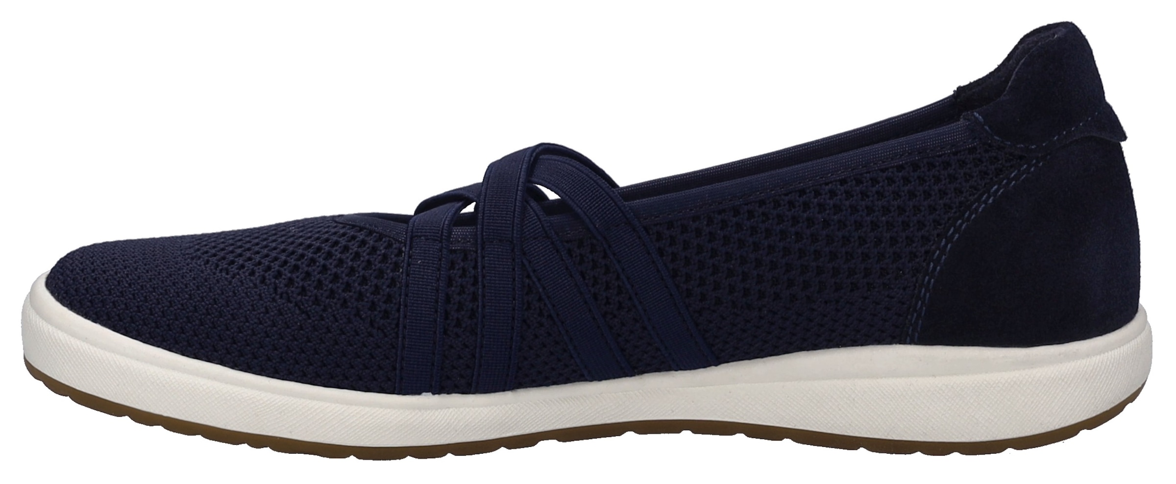 Josef Seibel Ballerines à lanières »Caren 67«  Slipper, Sneaker, Schlupfschuh mit Leder Einsatz an der Ferse