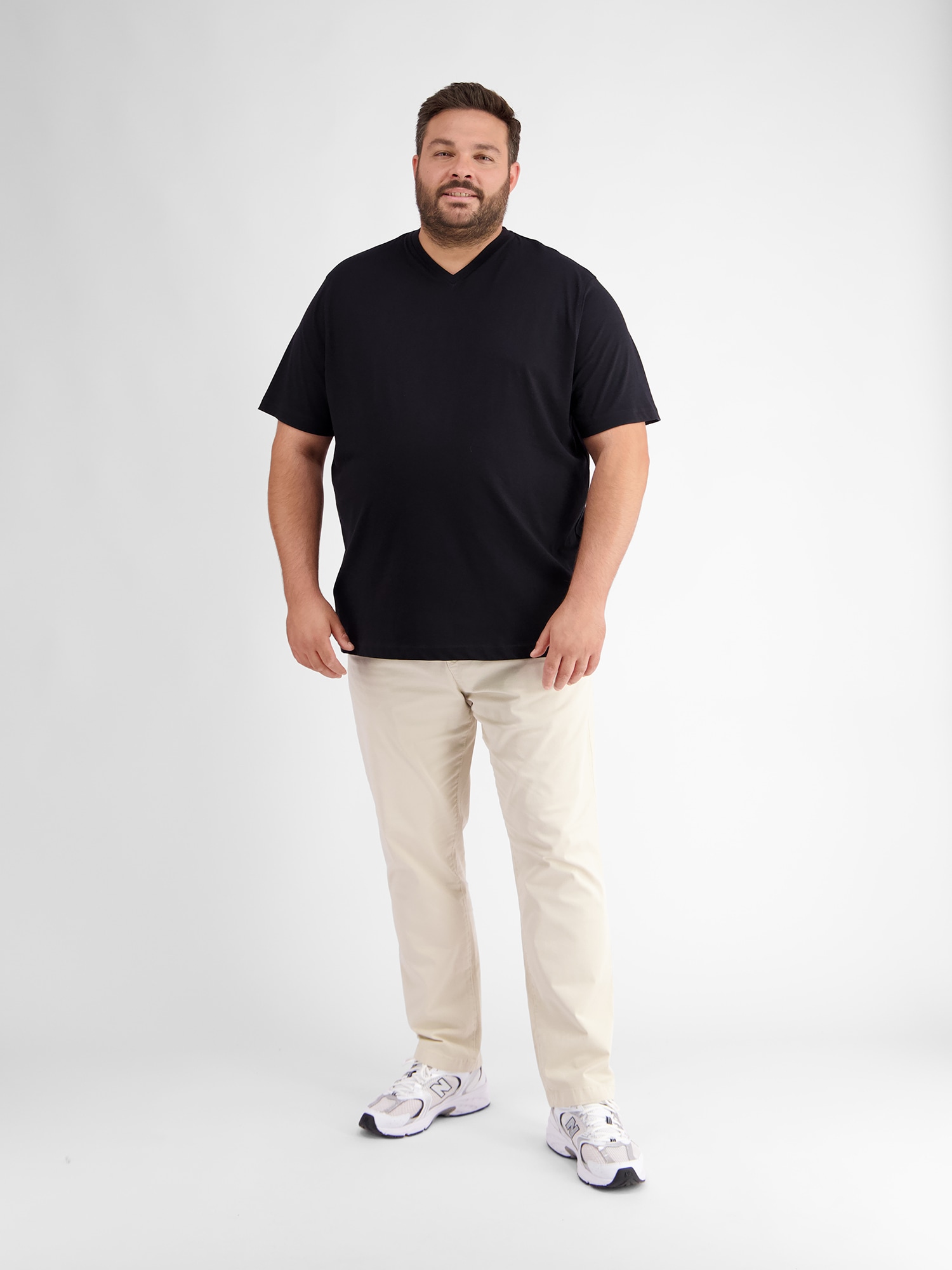 LERROS T-shirt »V-Neck Doppelpack T-Shirt in Premium Baumwollqualität«
