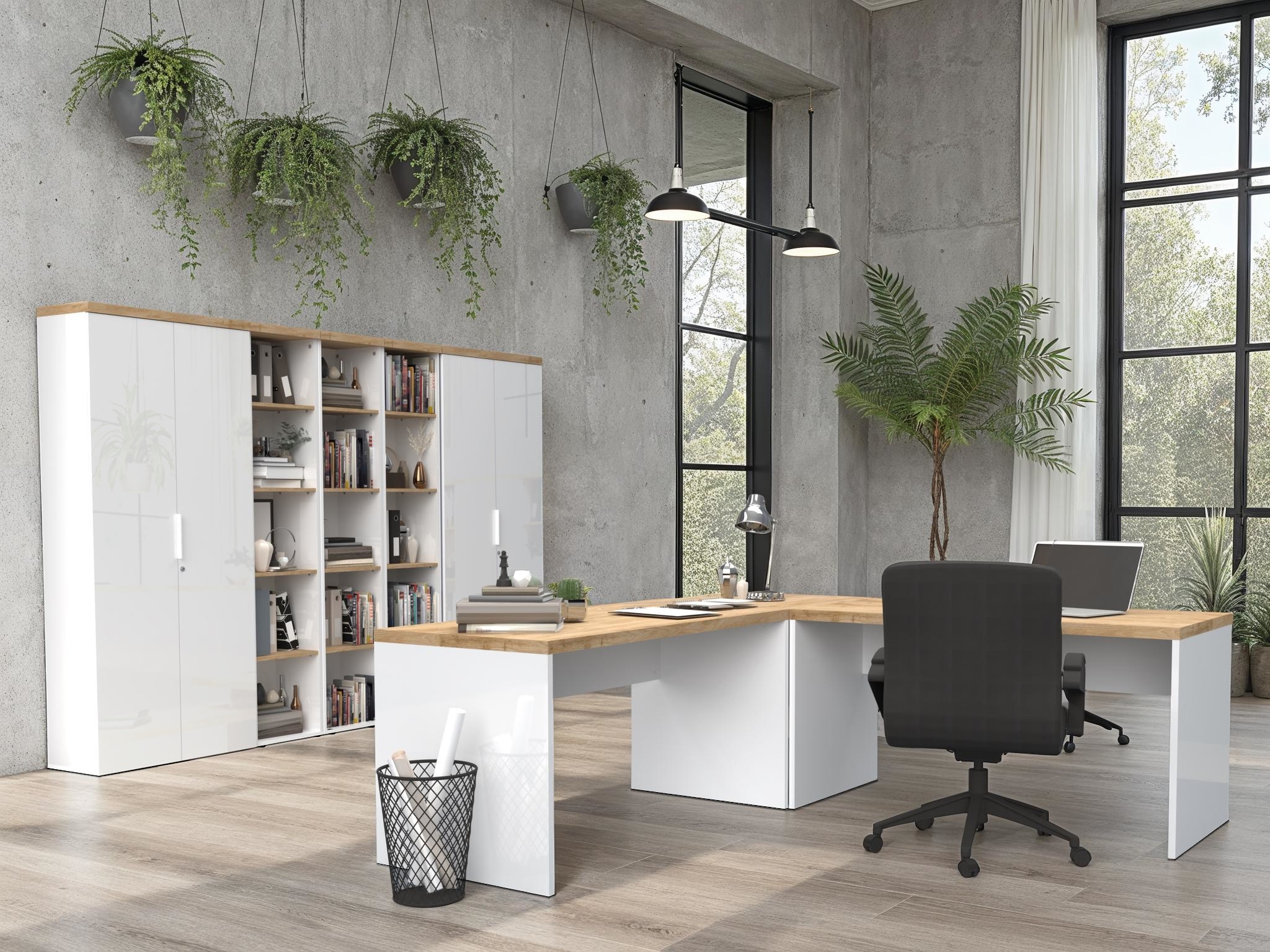 INOSIGN Aktenregal »Easy, Bücherregal, Standregal, für Büro und Zuhause« Anti-Kipp-Schutz, Top 38 mm stark, 4 Böden, B/H 81/191 cm