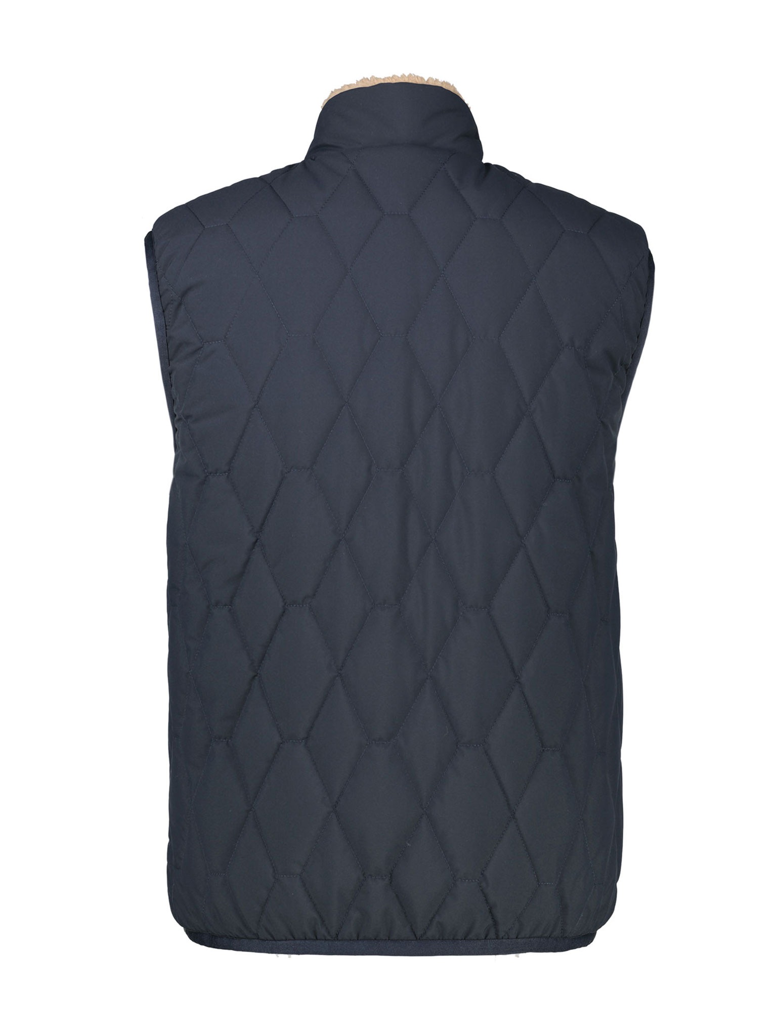 LERROS Gilet réversible avec col montant et fermeture éclair