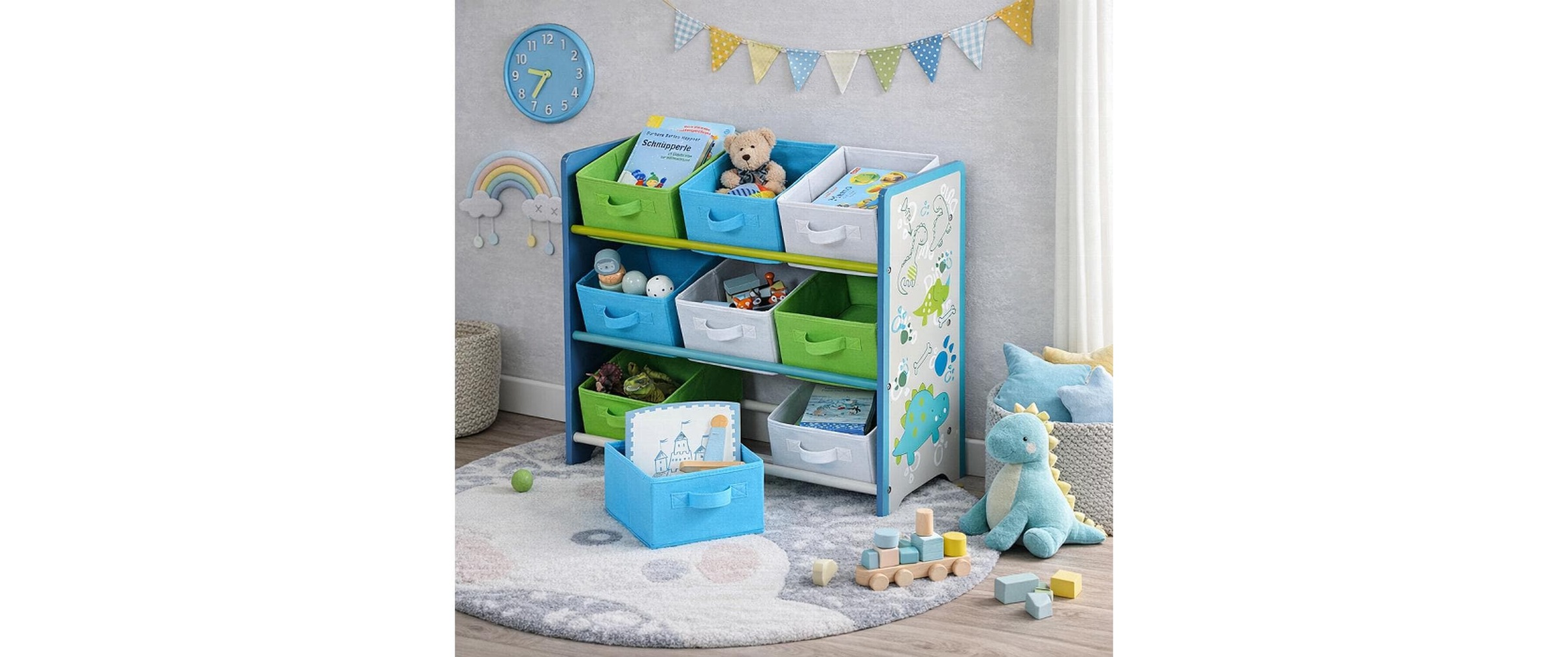 KESPER® Étagère pour enfants »Aufbewahrungsregal Textilkoerbe, 66 x 30 x 59.5 cm«