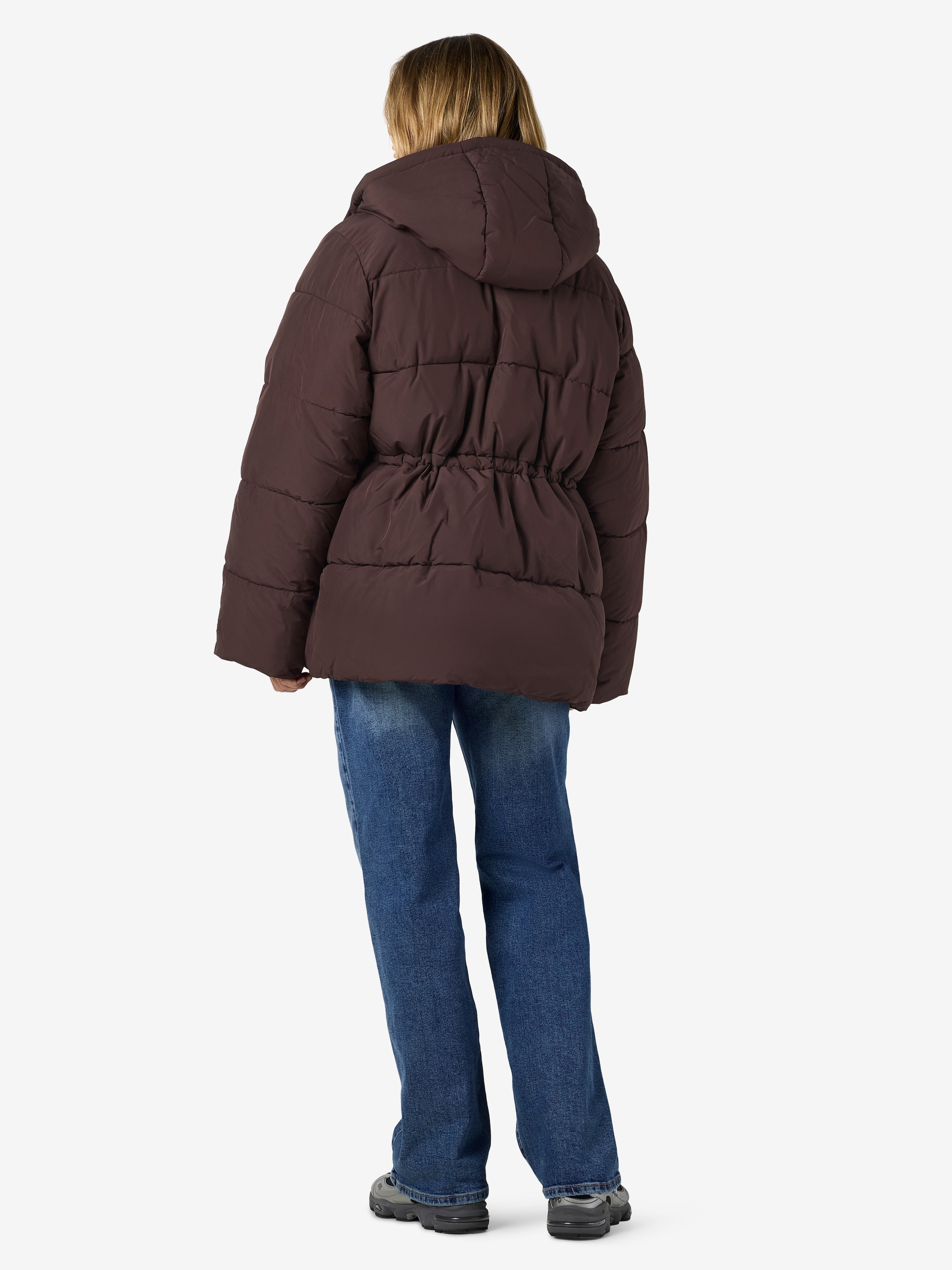Noisy may Veste matelassée »NMROSY WAISTED PUFFER JACKET NOOS« avec capuche fibre synthétique