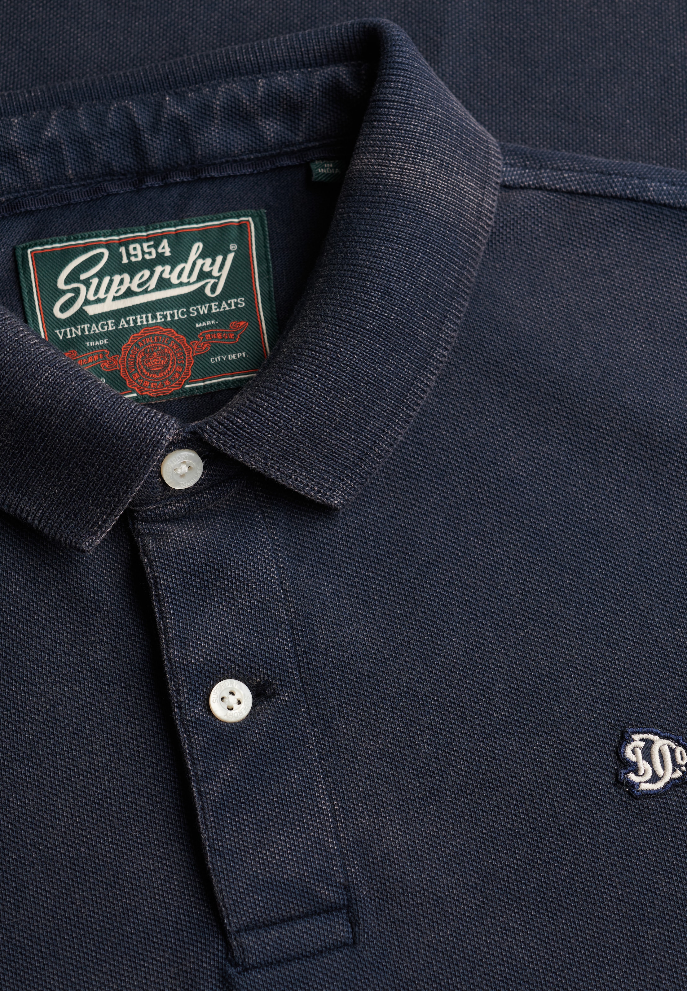 Superdry Poloshirt »VINTAGE DESTROY POLO« Baumwolle, relaxed fit