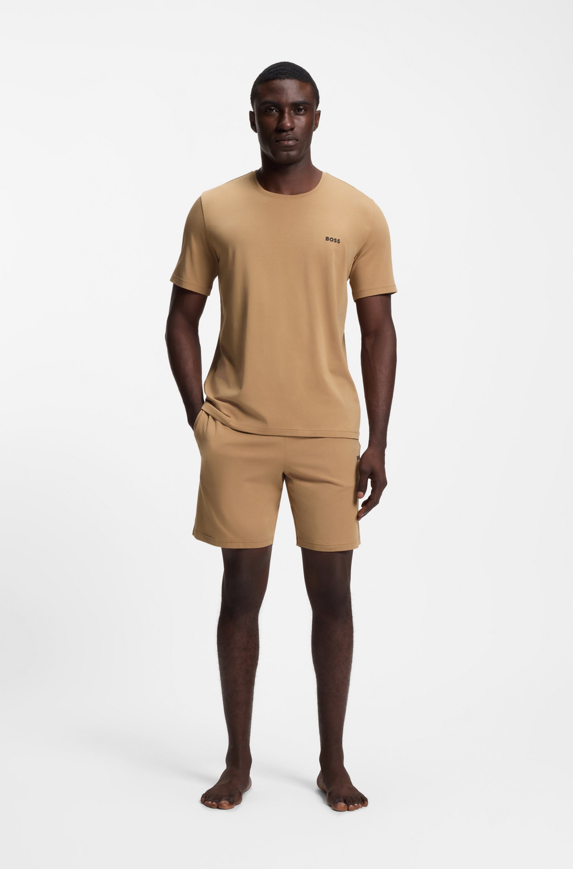 BOSS T-shirt »Mix&Match T-Shirt R« mit Logostickerei