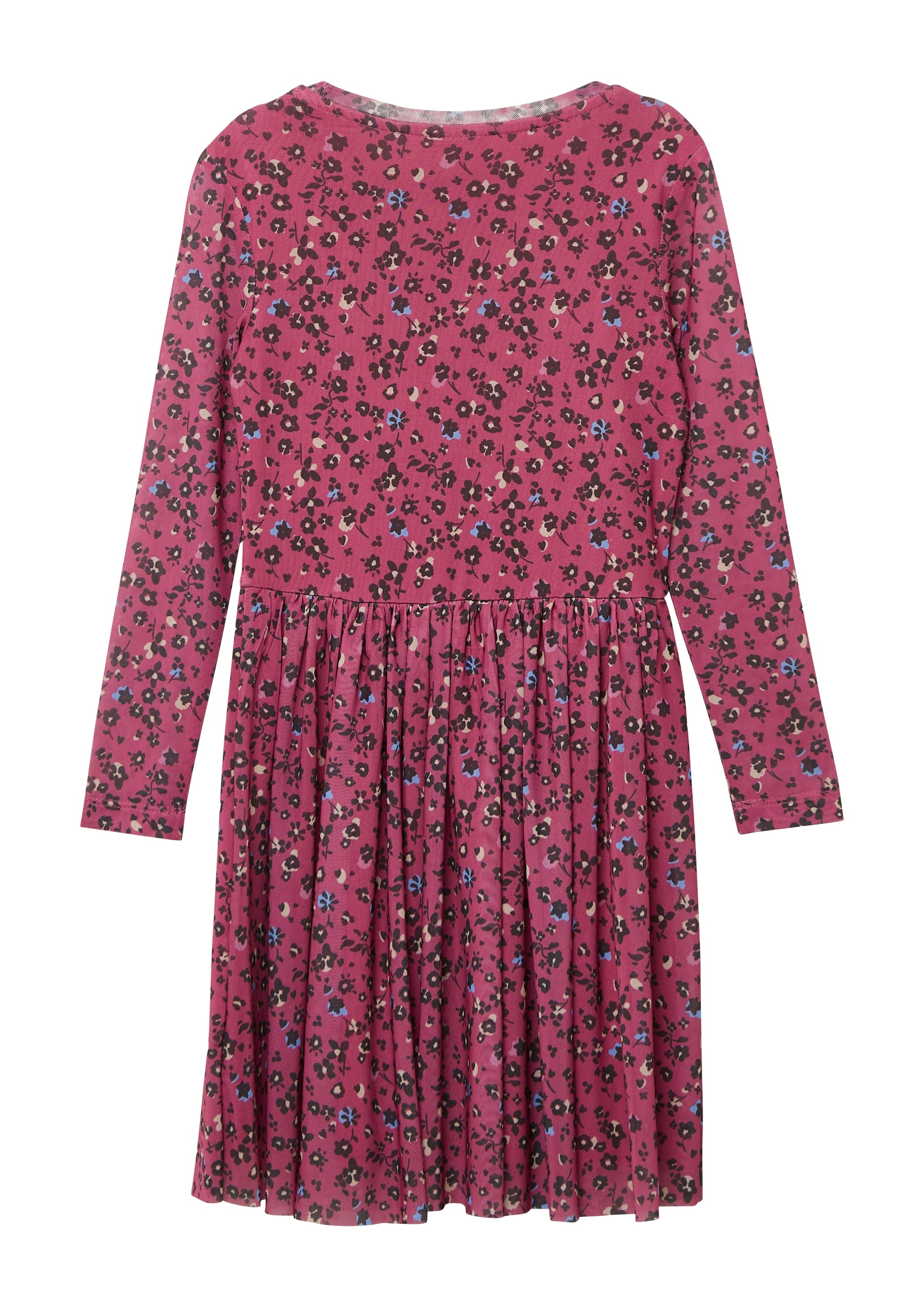 s.Oliver Junior Robe en maille Sans poches mit floralem Muster, langarm, für Girls