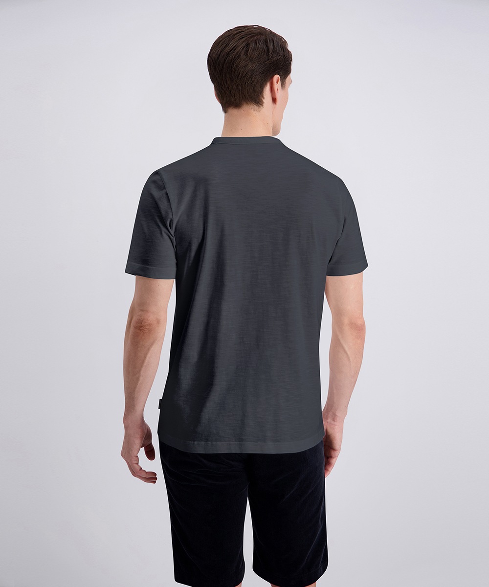 Pierre Cardin Henleyshirt »Henley uni slub yarn« mit Knopfleiste, bequeme Passform