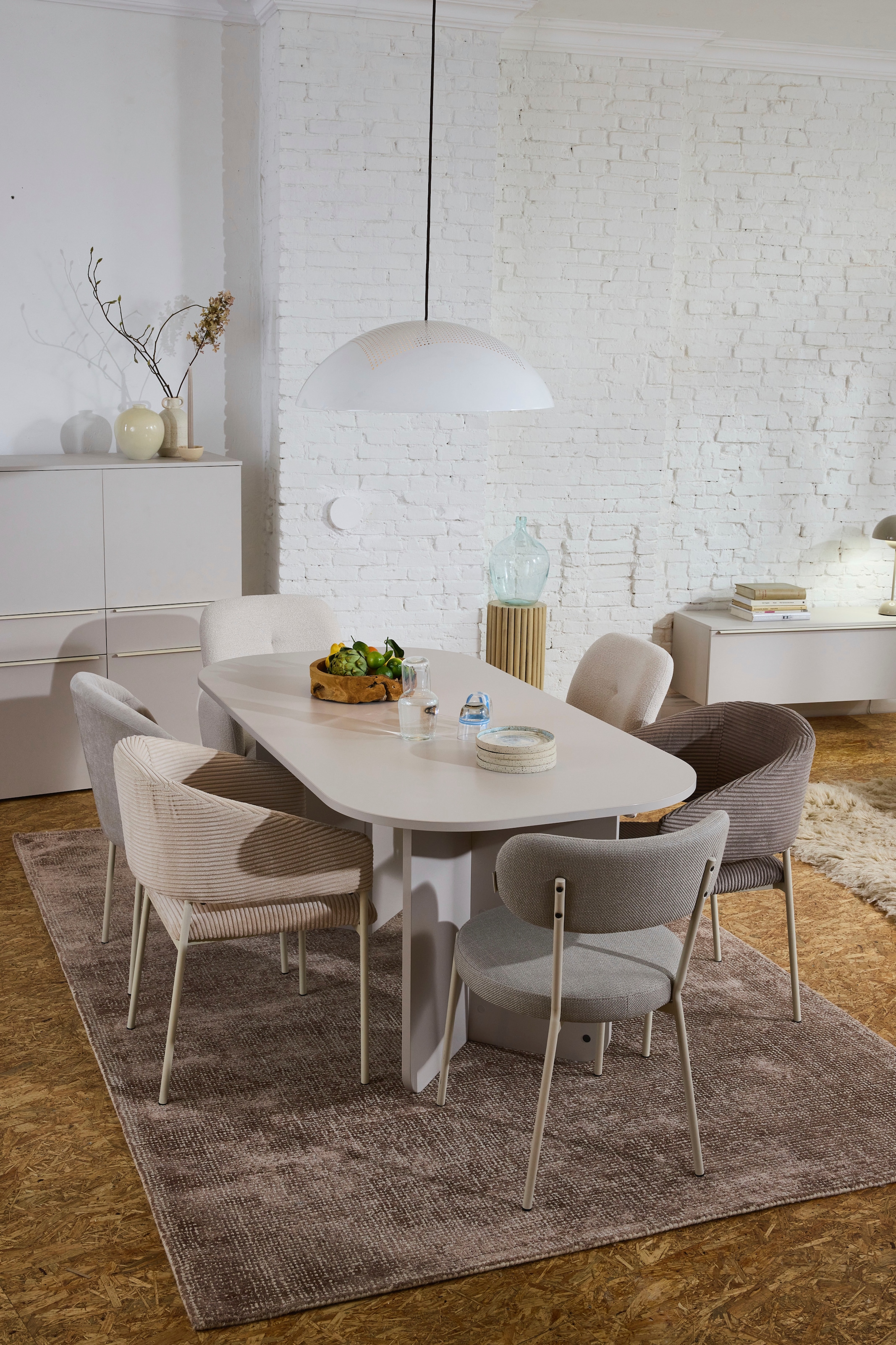 TOM TAILOR HOME Esstisch »ROUNDED TABLE« mit gerundeten Ecken. Fest 180 cm oder ausziehbar auf 260 cm