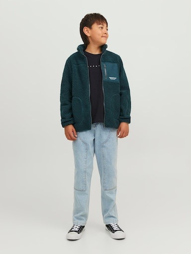 Jack & Jones Junior Shirt à col rond »JJESTAR lässig, weich, atmungsaktiv, stylisch« bedruckt, casual, relaxed fit, Rundhals