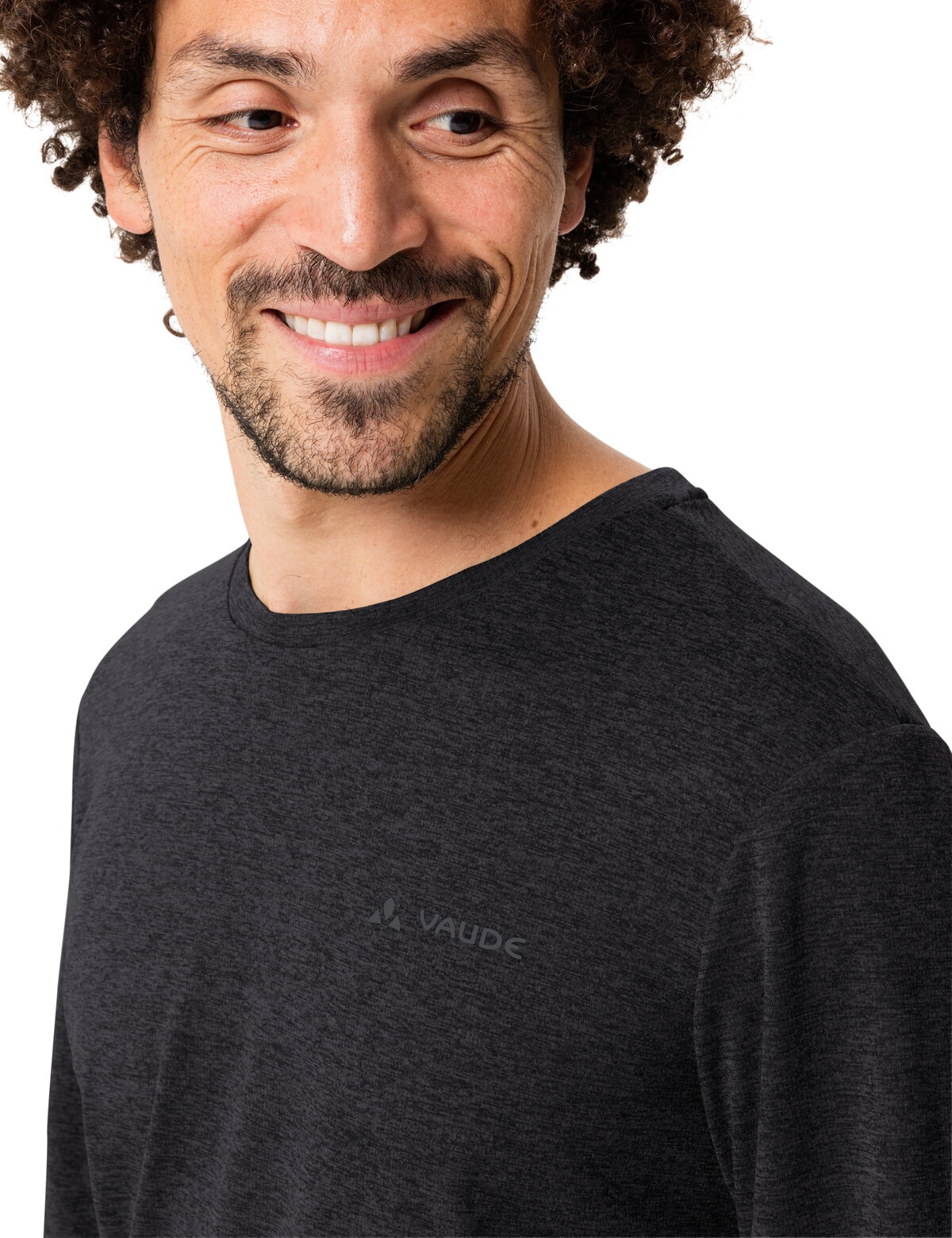 VAUDE T-shirt à manches longues »Men's Essential LS T-Shirt« Style sportif, col rond, matériau à séchage rapide