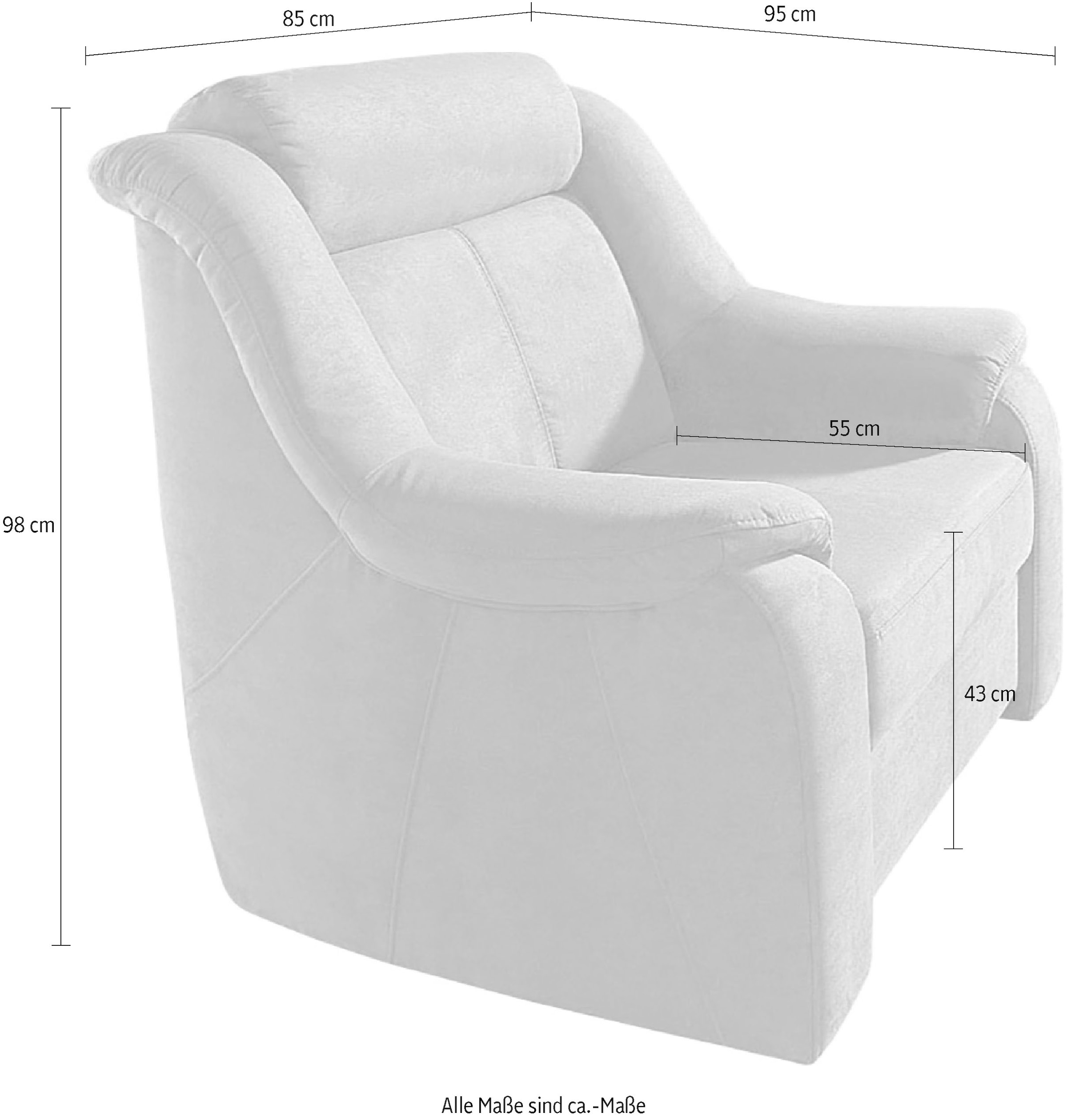 sit&more Fauteuil »Basel«