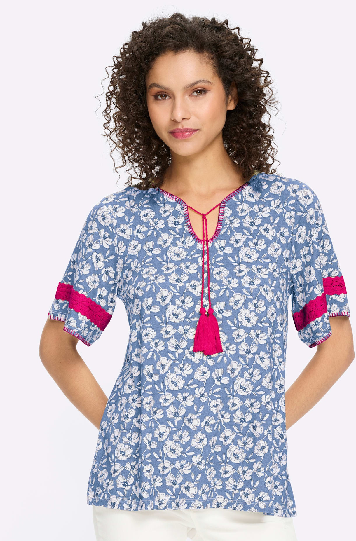 heine T-shirt à manches courtes »Druck-Shirt« 1 pièces